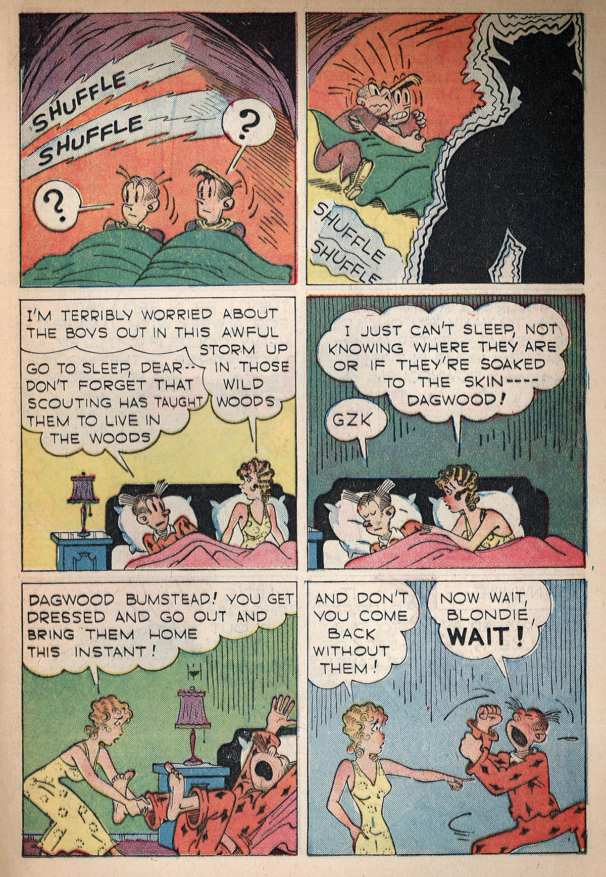 Read online Blondie Comics (1947) comic -  Issue #15 - 15