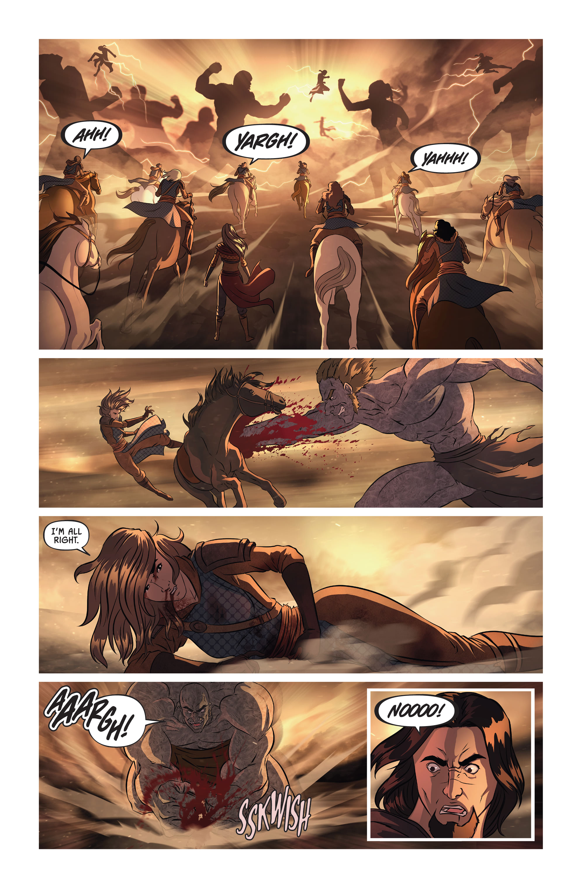 Read online Knights of the Golden Sun comic -  Issue #13 - 22