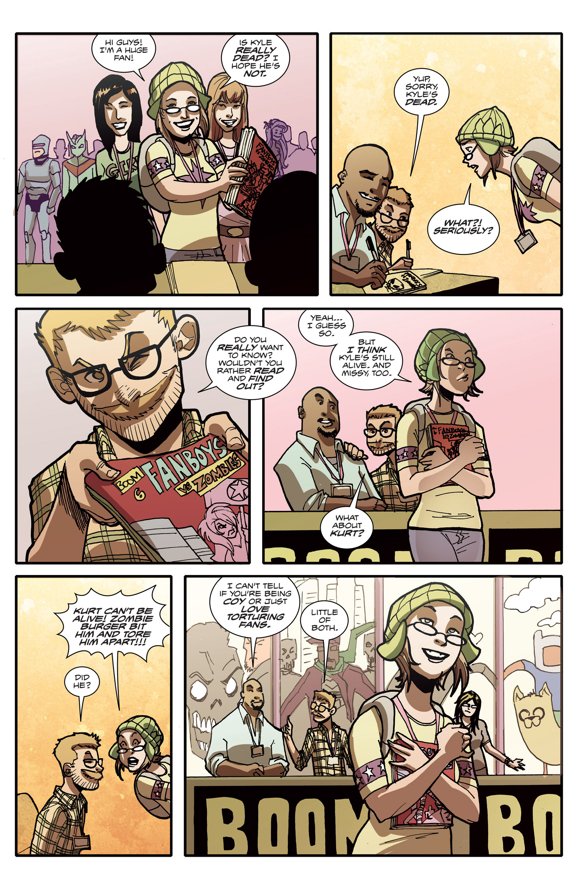 Read online Fanboys vs. Zombies comic Issue 20