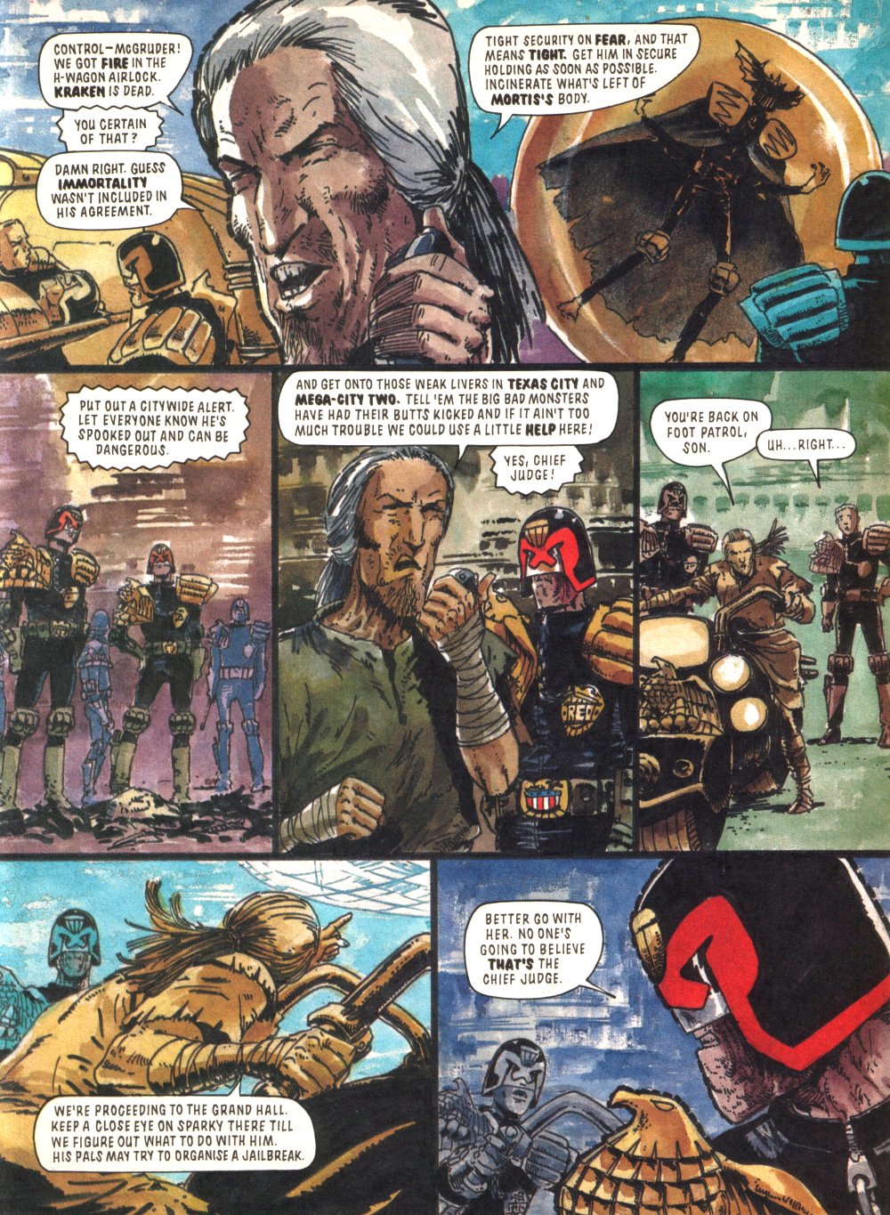 Read online Judge Dredd Megazine (vol. 3) comic -  Issue #35 - 35