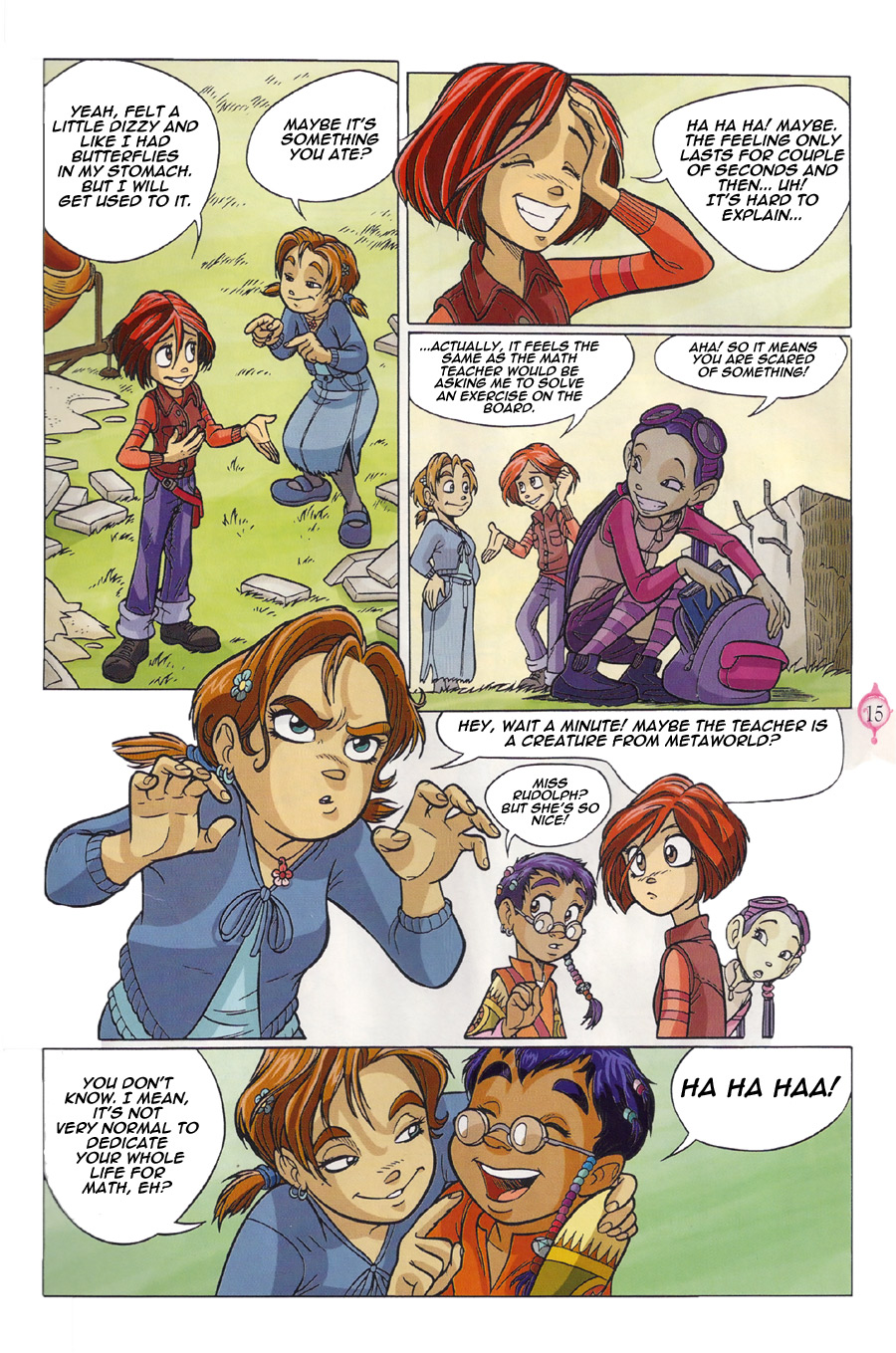 Read online W.i.t.c.h. comic -  Issue #3 - 10