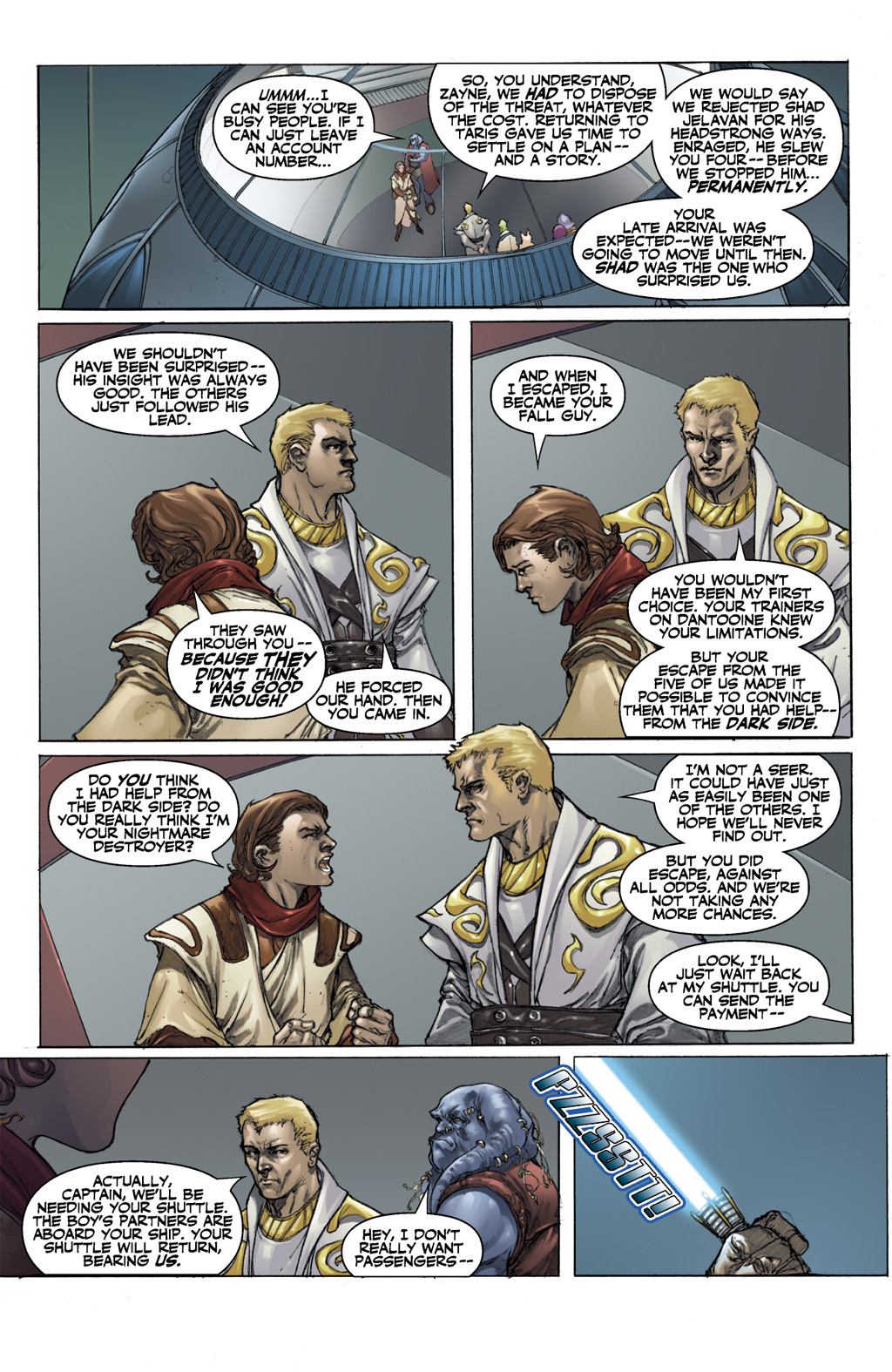 Read online Star Wars: Knights Of The Old Republic comic -  Issue #6 - 12