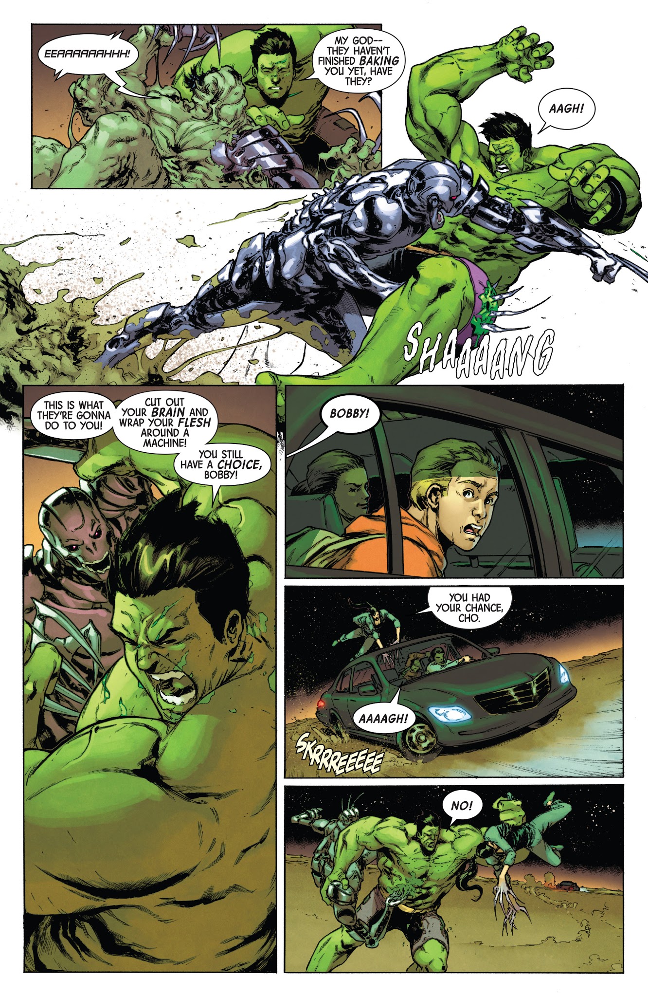 Read online Totally Awesome Hulk comic -  Issue #20 - 21