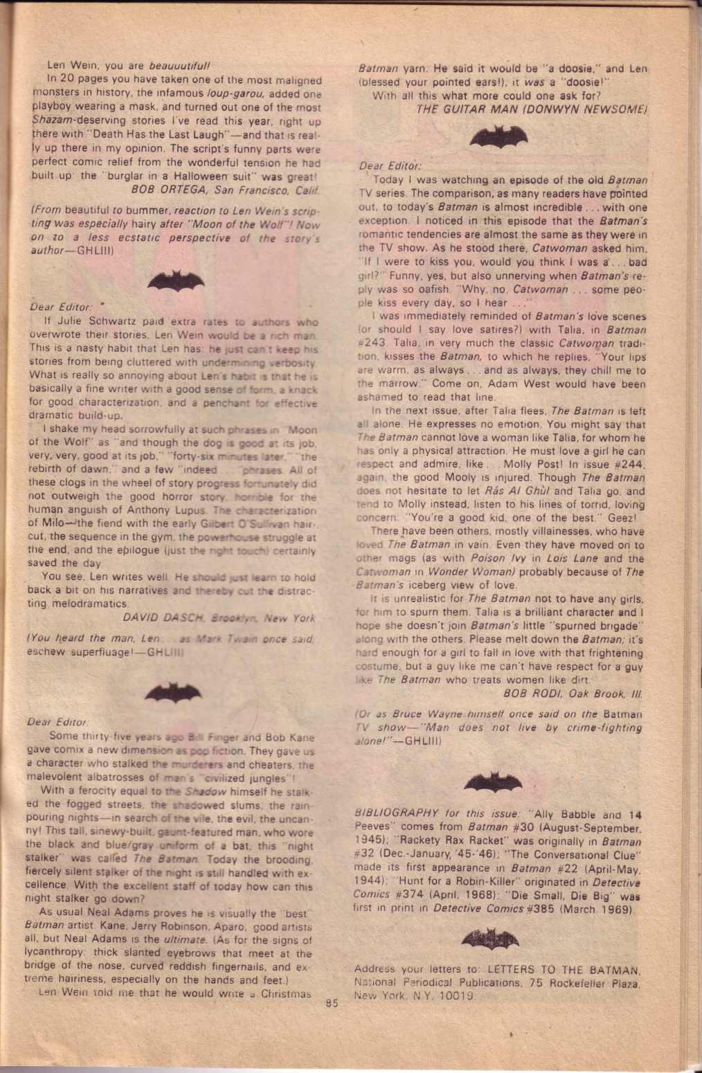 Read online Batman (1940) comic -  Issue #257 - 85