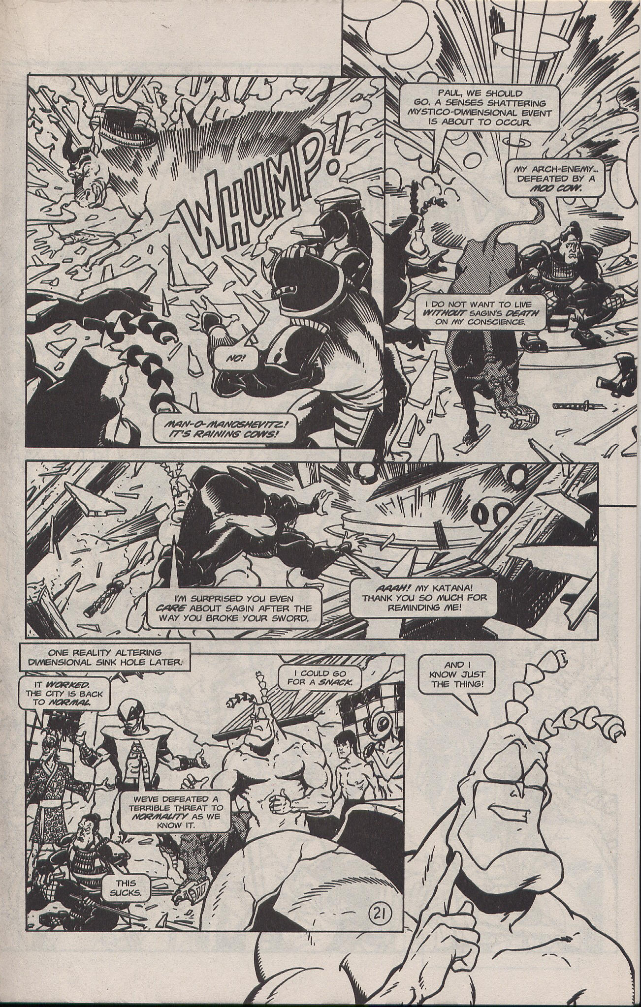 Read online Man-Eating Cow comic -  Issue #10 - 22