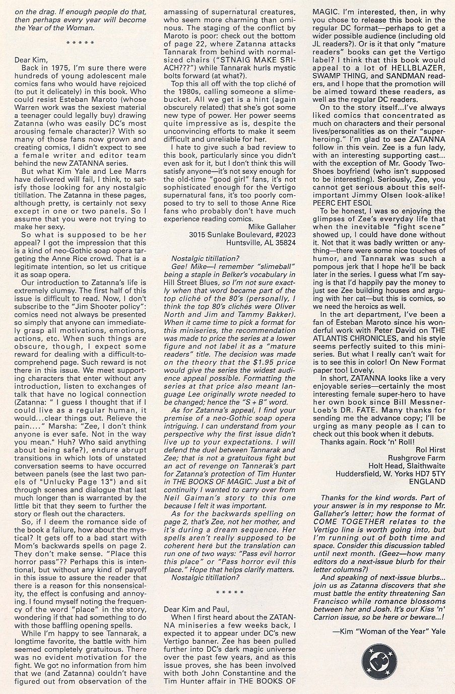 Read online Zatanna comic -  Issue #2 - 32