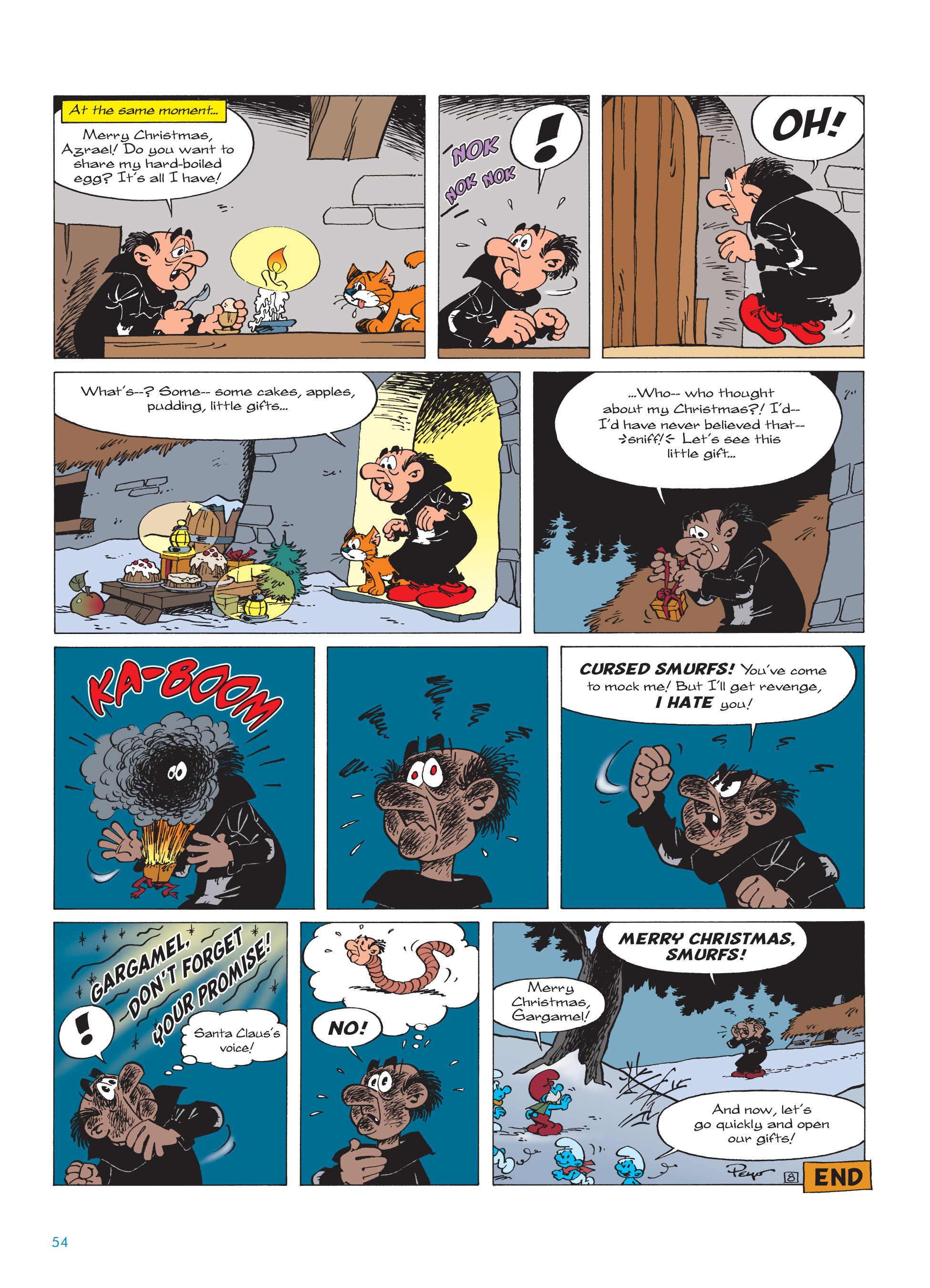 Read online The Smurfs Christmas comic -  Issue # Full - 54