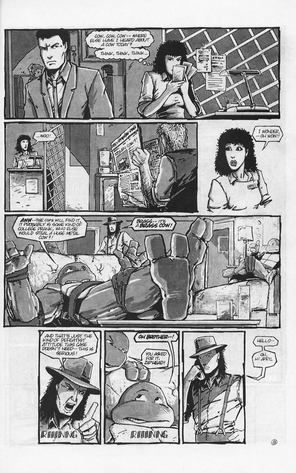 Read online Teenage Mutant Ninja Turtles (1984) comic -  Issue #14 - 11