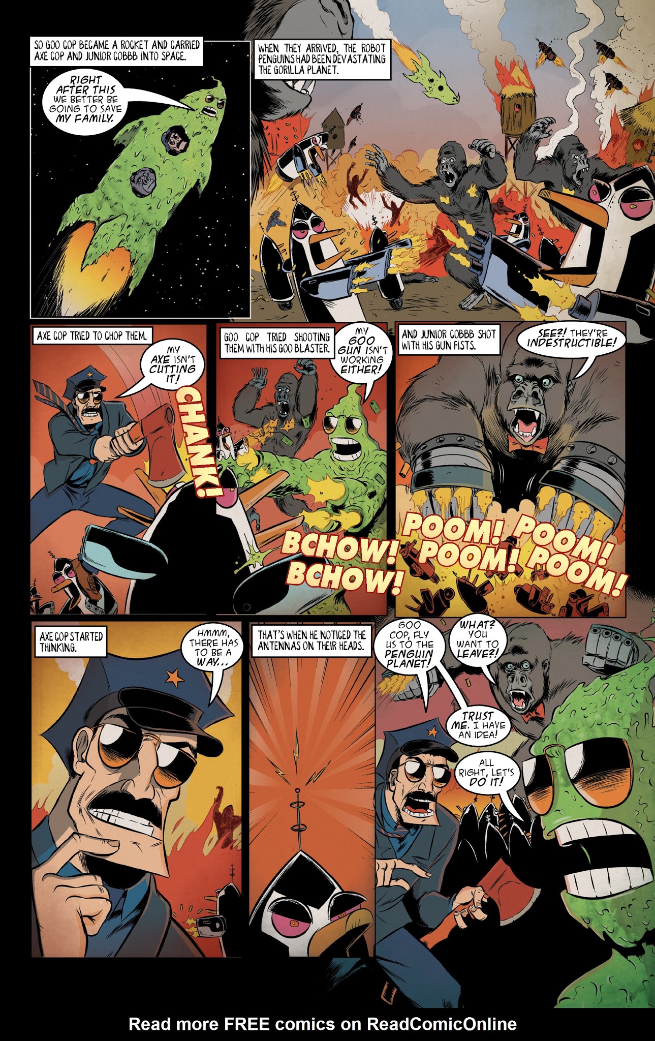 Read online Axe Cop comic -  Issue # TPB 4 - 22