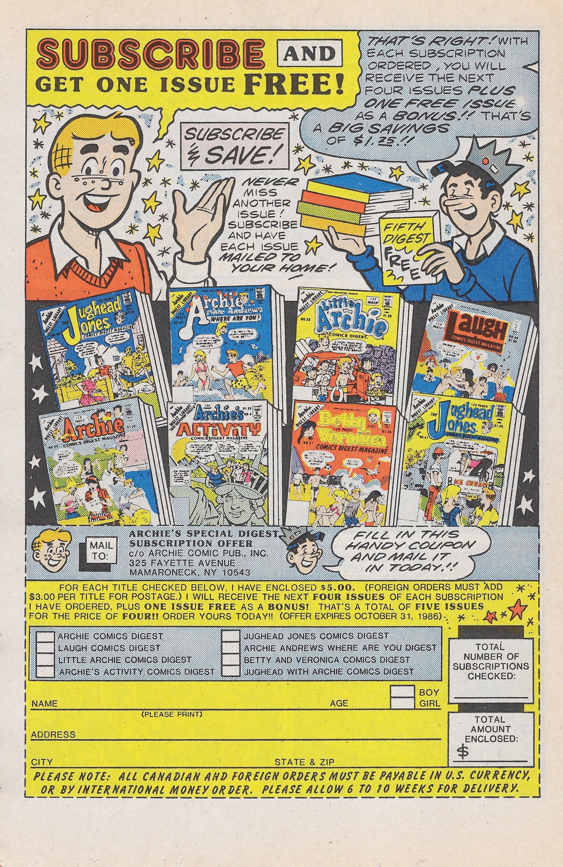 Read online Archie Giant Series Magazine comic -  Issue #565 - 18