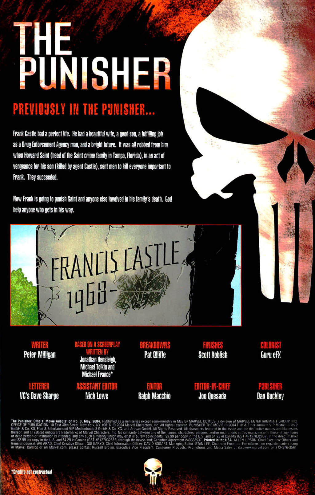 Read online The Punisher: Official Movie Adaptation comic -  Issue #3 - 2