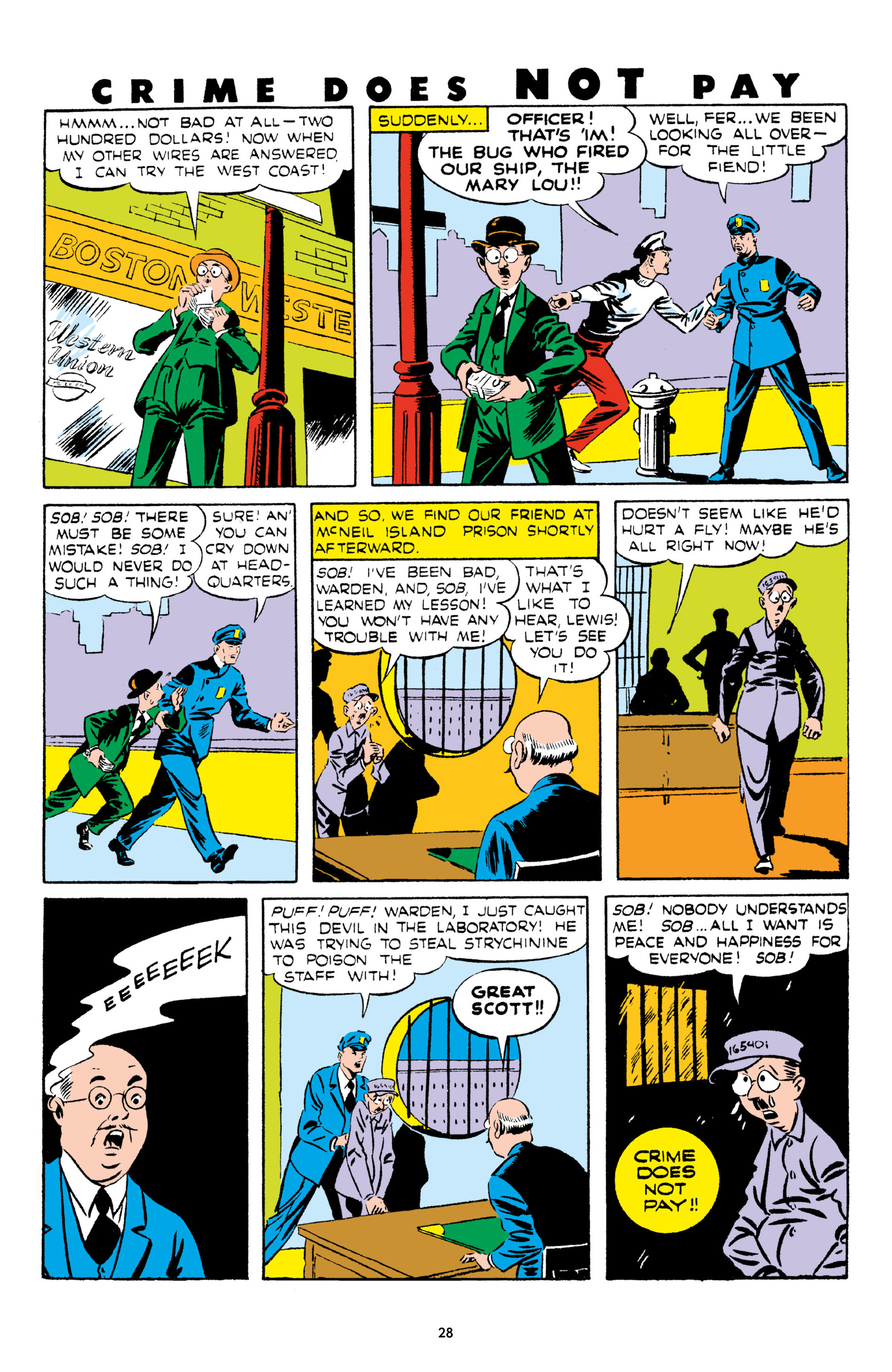 Read online Crime Does Not Pay Archives comic -  Issue # TPB 5 (Part 1) - 28