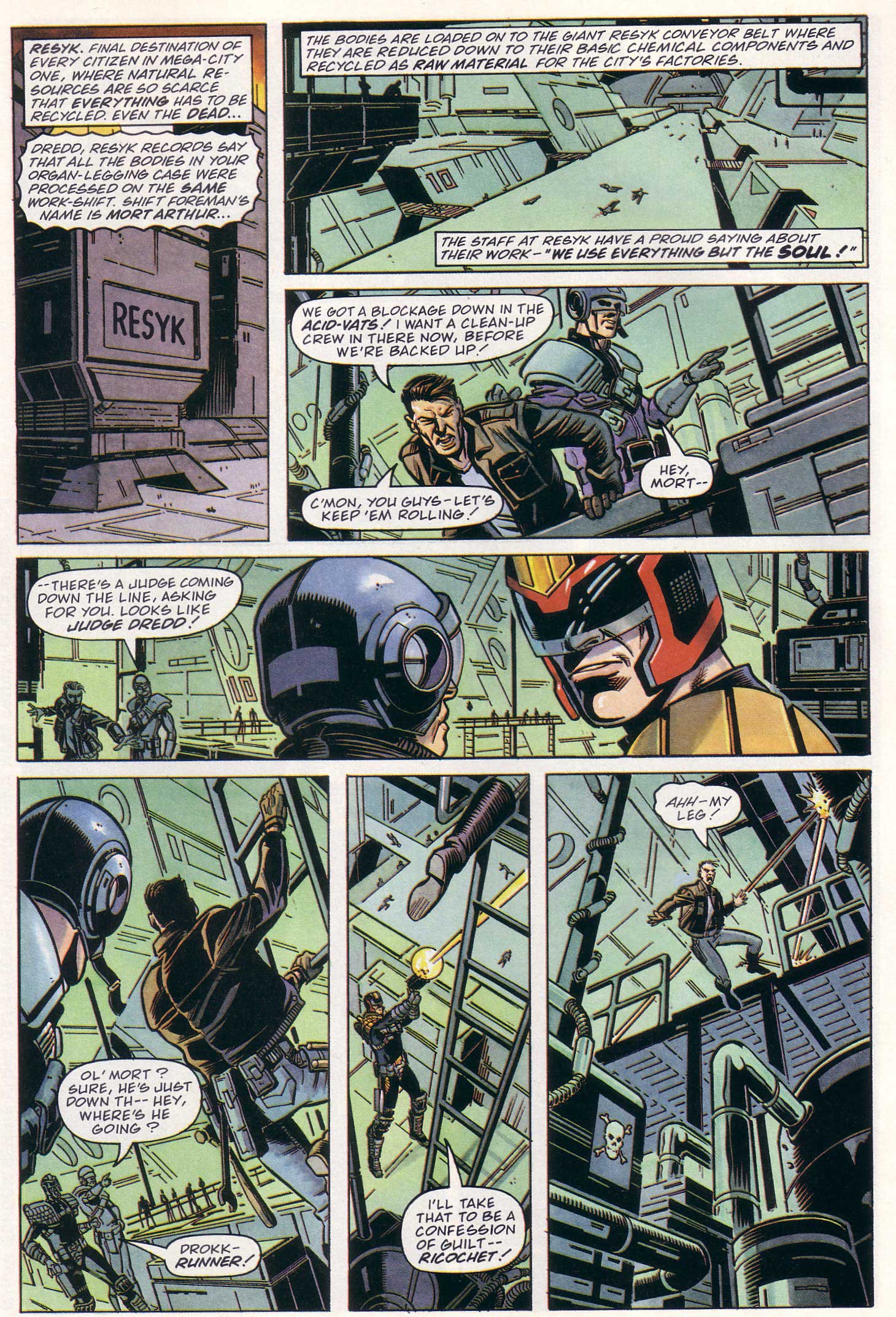 Read online Judge Dredd Lawman of the Future comic -  Issue #8 - 31