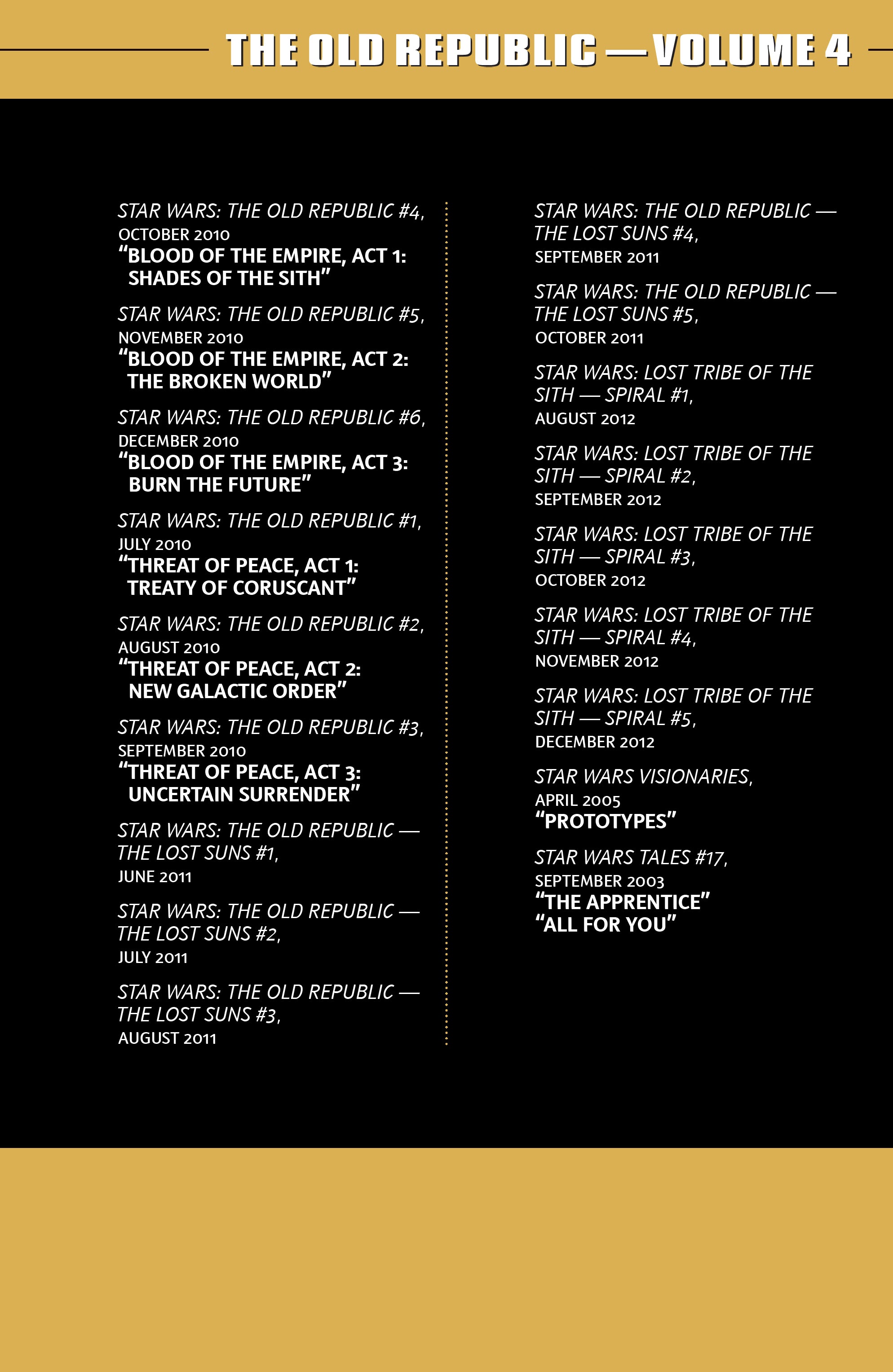 Read online Star Wars Legends: The Old Republic - Epic Collection comic -  Issue # TPB 4 (Part 1) - 4