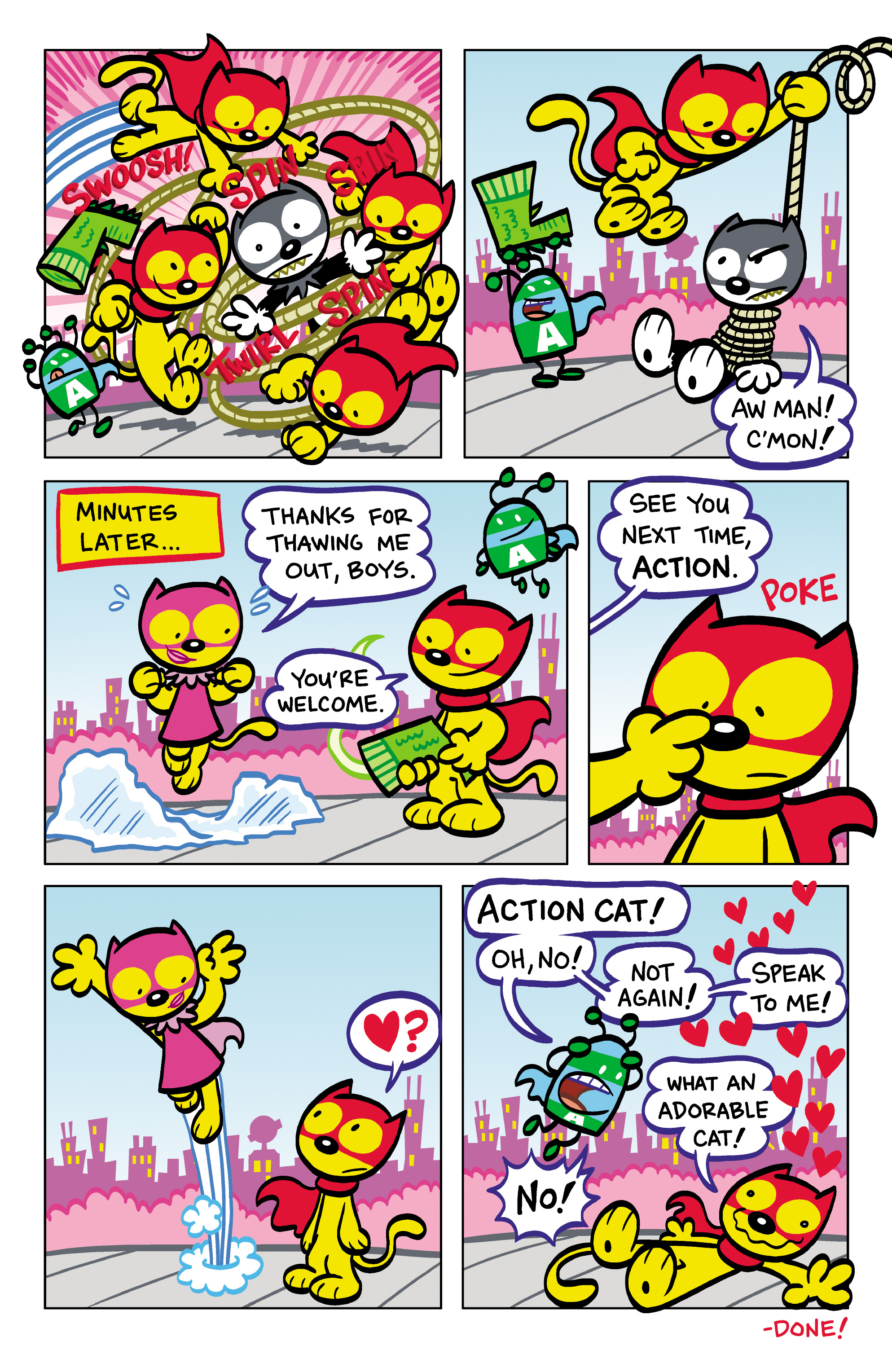 Read online Aw Yeah Comics: Action Cat & Adventure Bug comic -  Issue #1 - 23