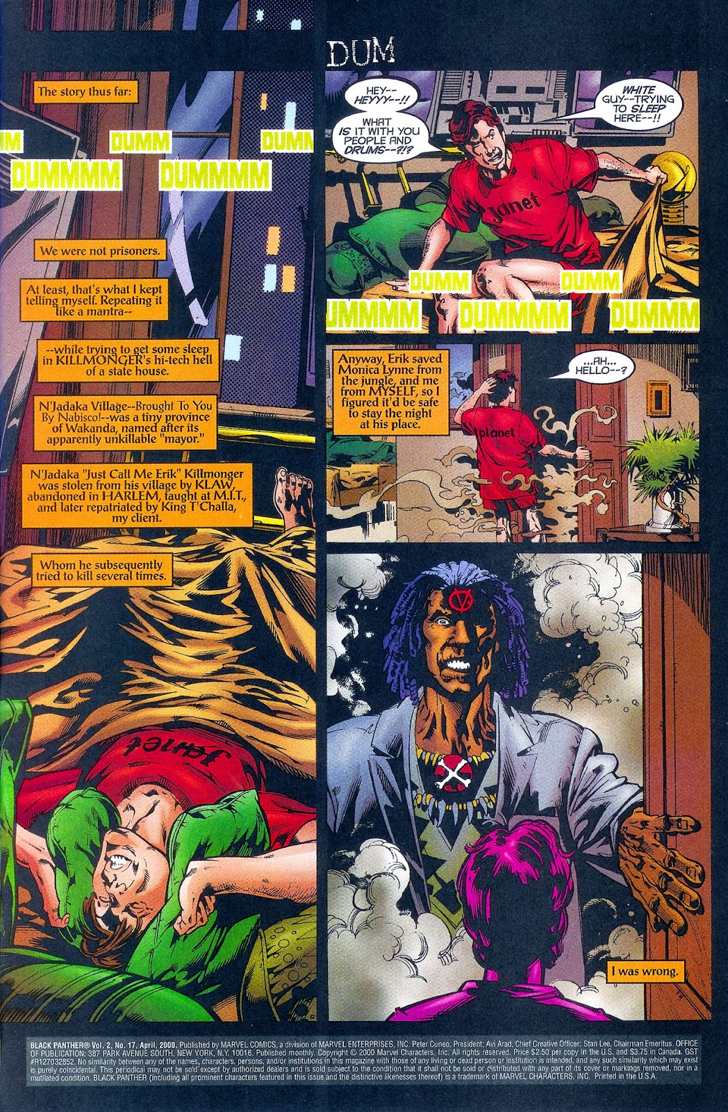 Black Panther (1998) issue 17 - Page 2