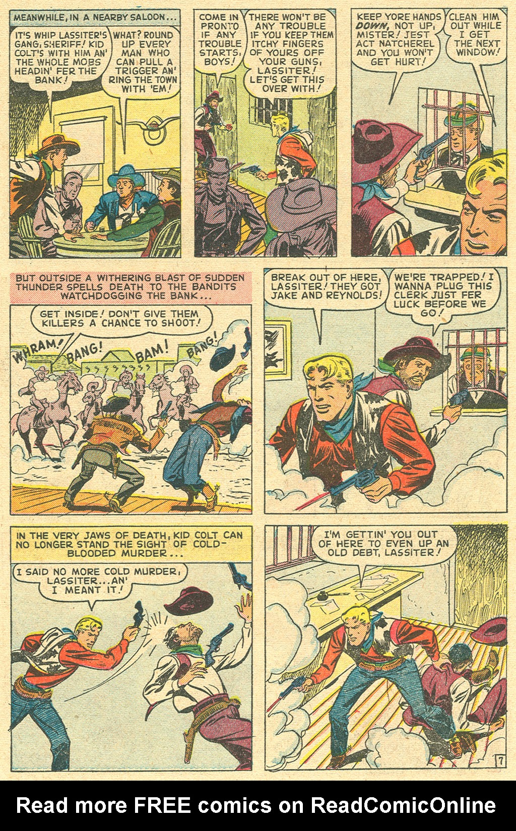 Read online Kid Colt Outlaw comic -  Issue #10 - 47
