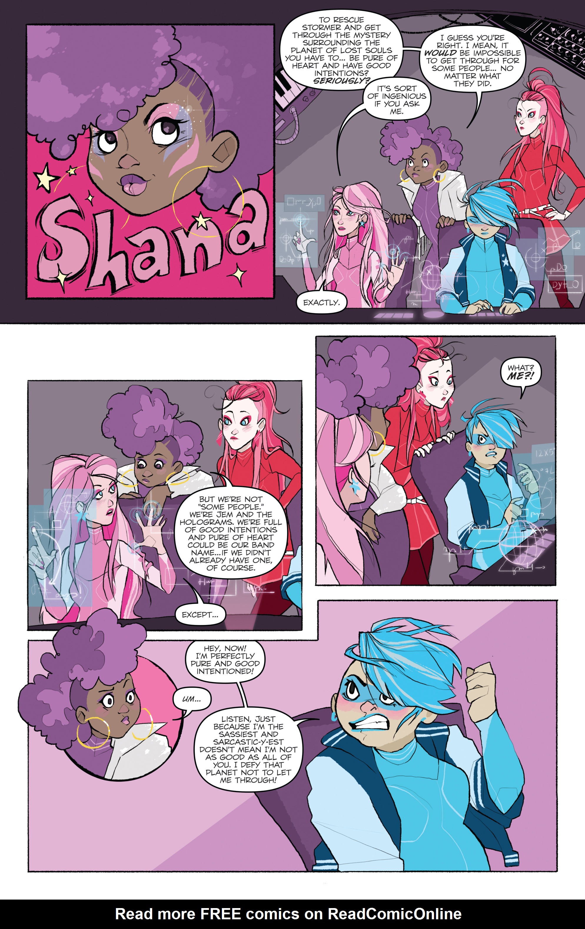 Read online Jem and the Holograms Annual comic -  Issue # Annual - 24