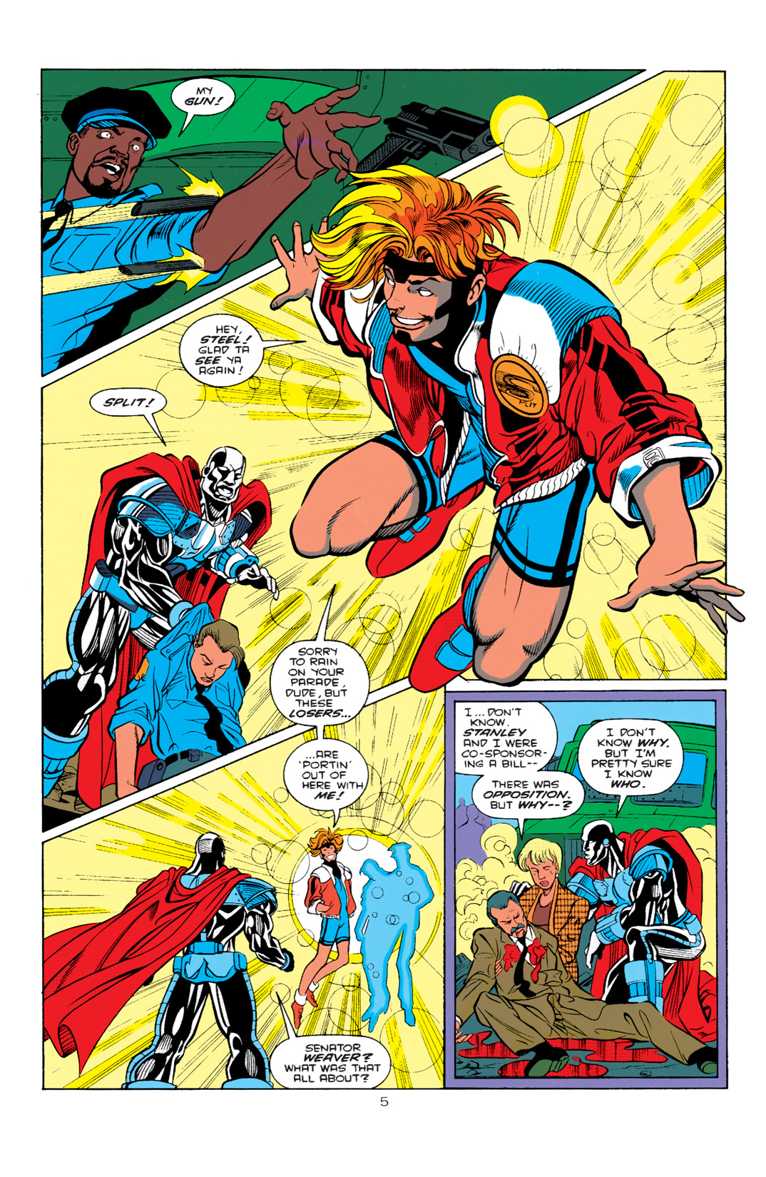 Read online Steel (1994) comic -  Issue #0 - 5