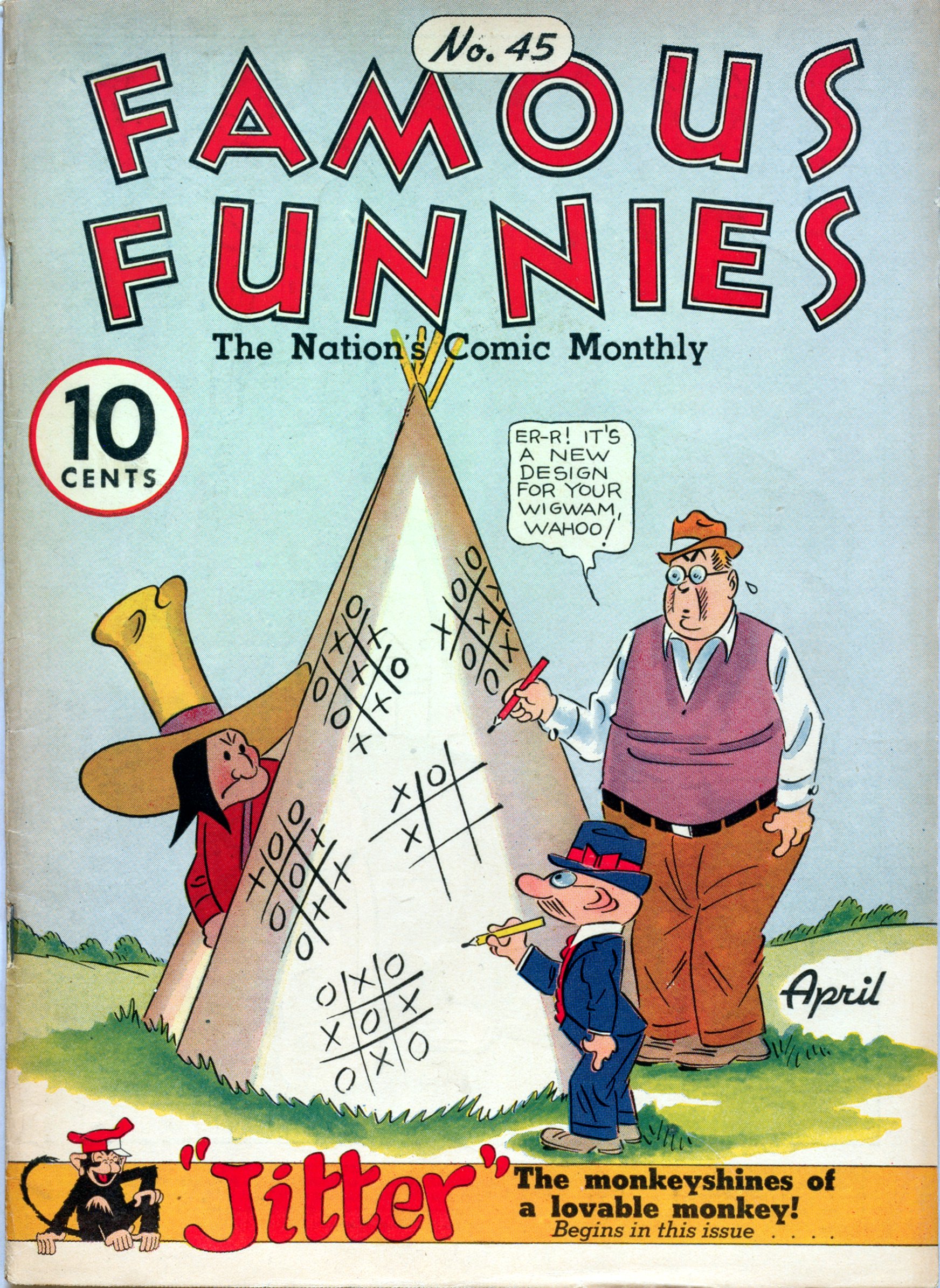 Read online Famous Funnies comic -  Issue #45 - 1