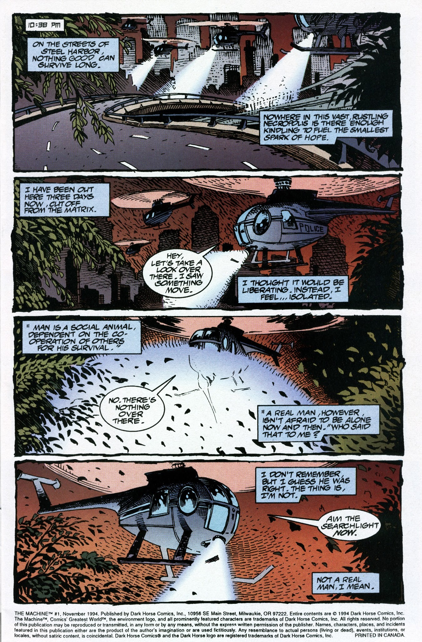 Read online The Machine comic -  Issue #1 - 2