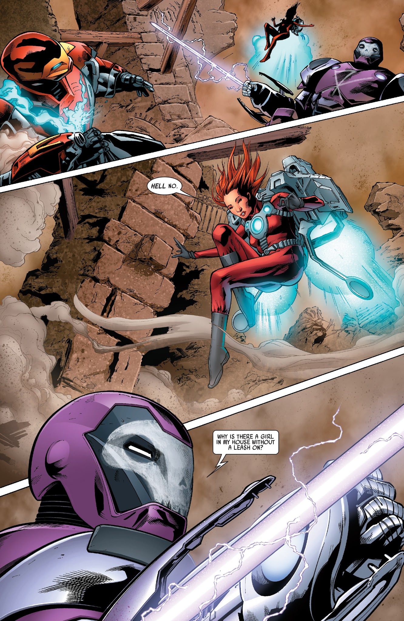 Read online Ultimate Armor Wars comic -  Issue #3 - 5