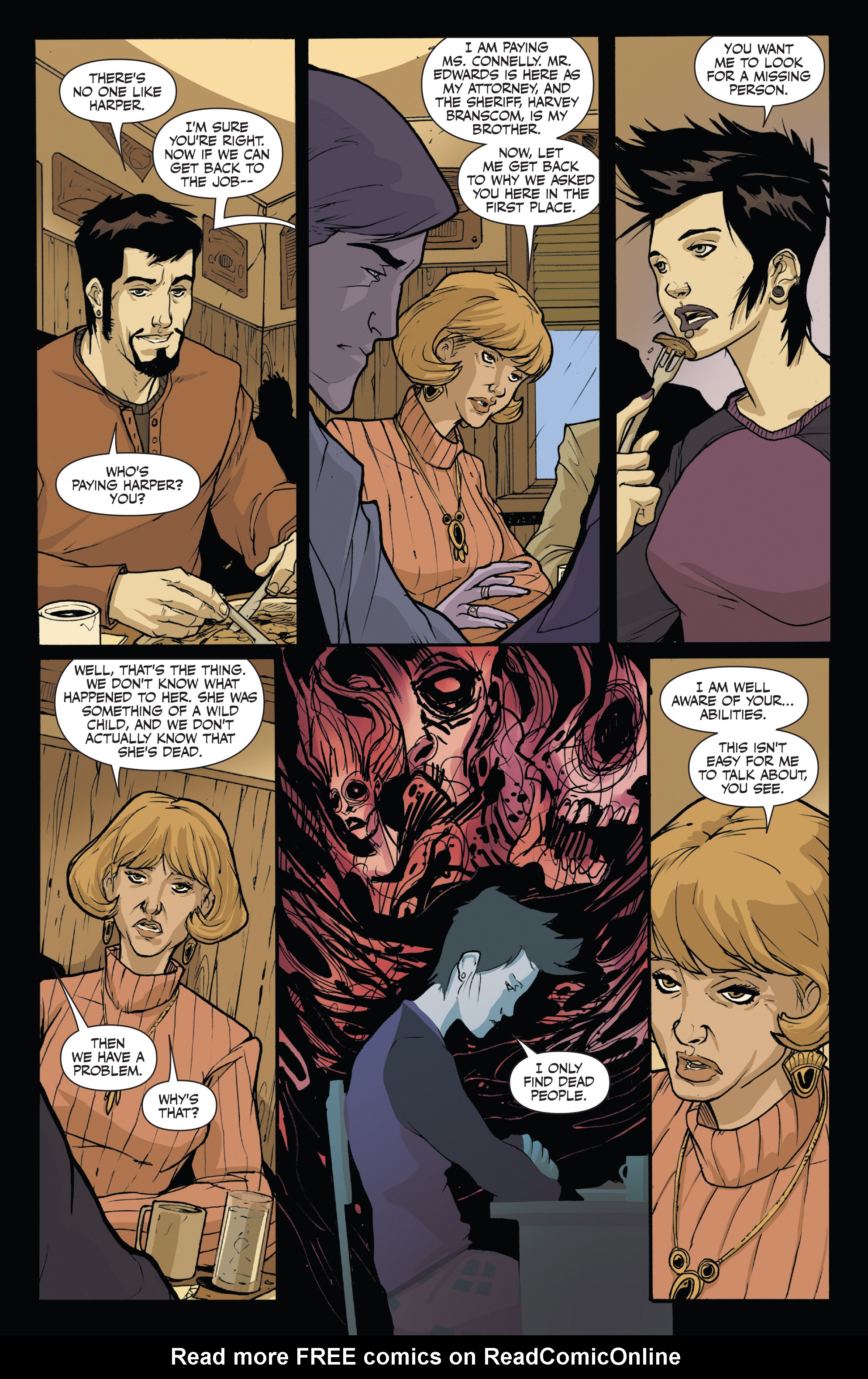 Read online Charlaine Harris' Grave Sight comic -  Issue #1 - 12