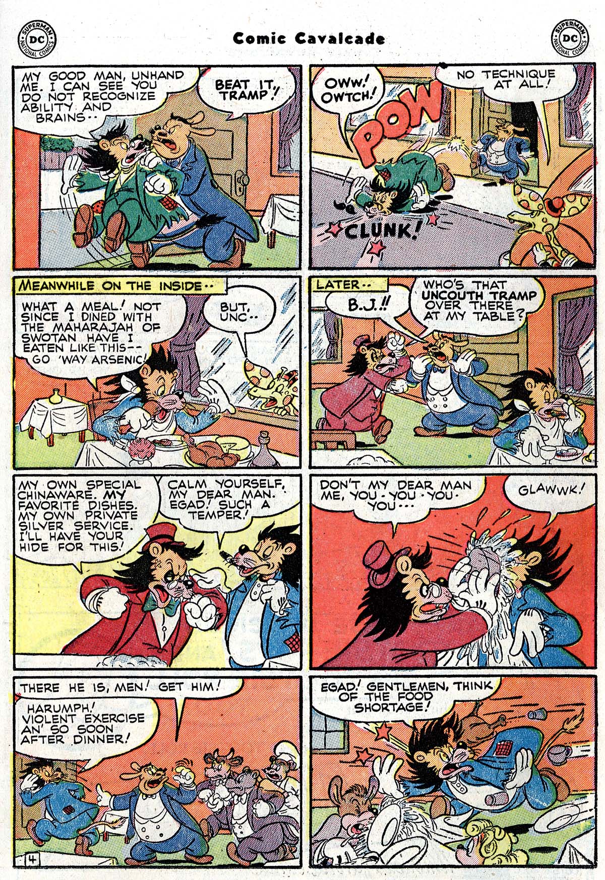 Read online Comic Cavalcade comic -  Issue #58 - 19