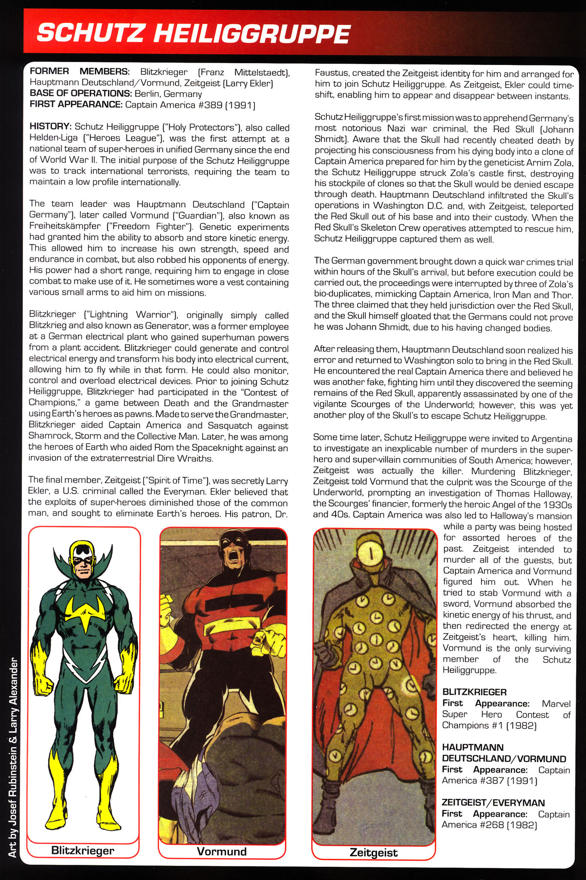 Read online Marvel Legacy:  The 1990's Handbook comic -  Issue # Full - 46