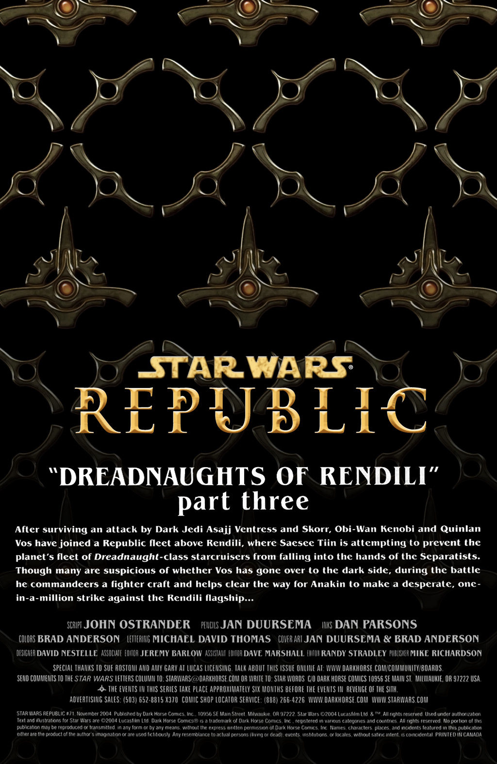 Read online Star Wars: Republic comic -  Issue #71 - 2