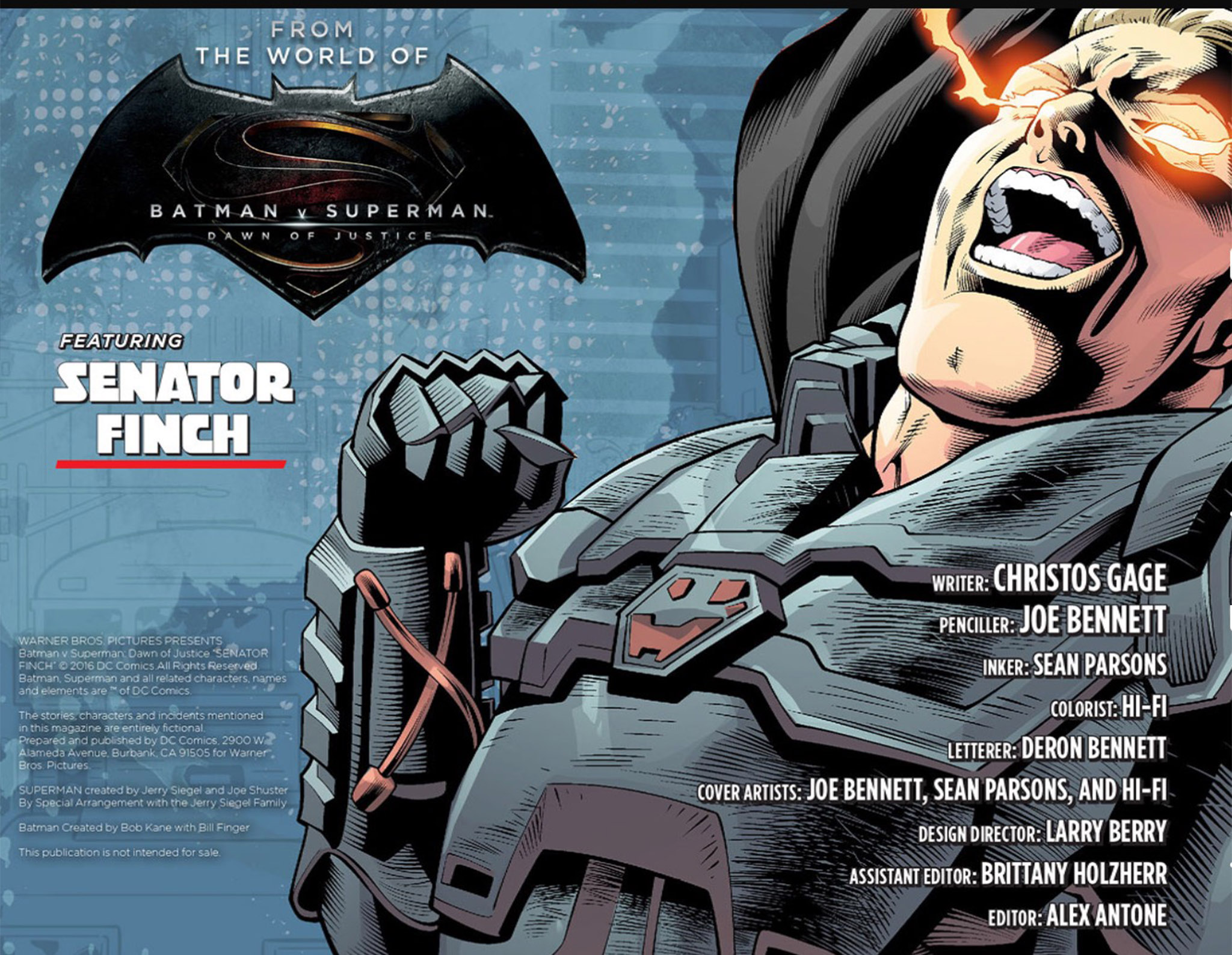 Read online Warner Bros. Pictures Presents Batman v Superman: Dawn of Justice comic -  Issue #3 - 2