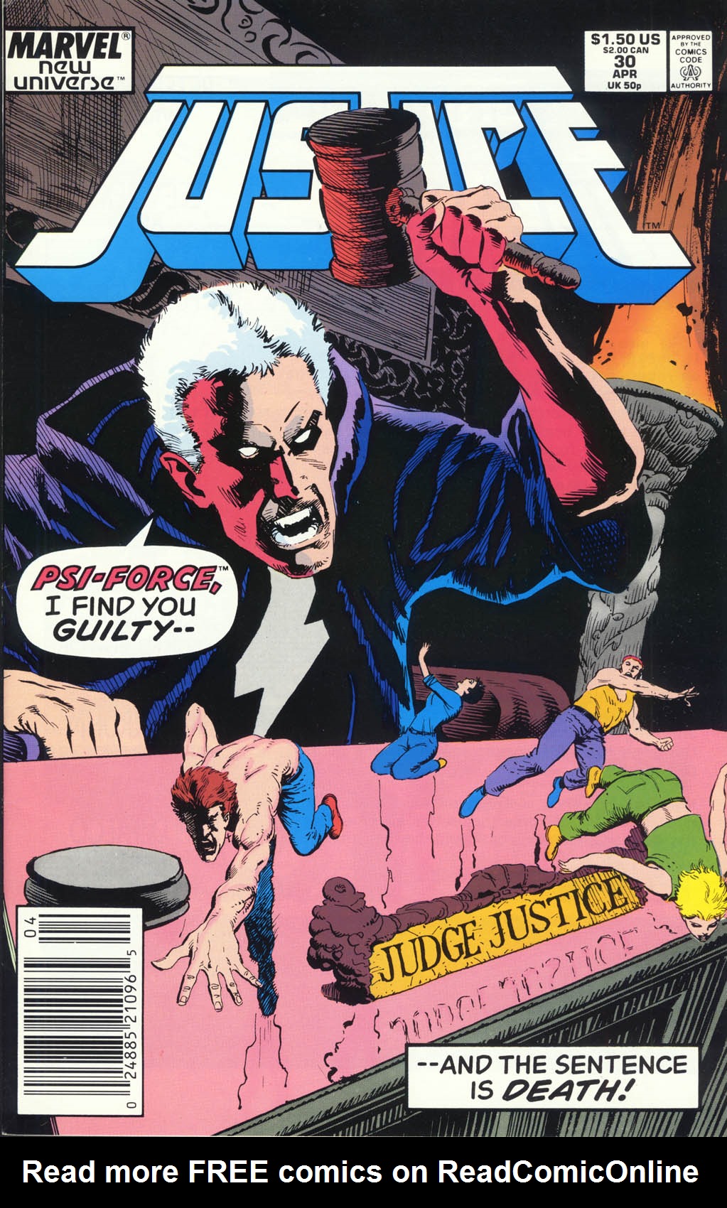 Read online Justice (1986) comic -  Issue #30 - 1