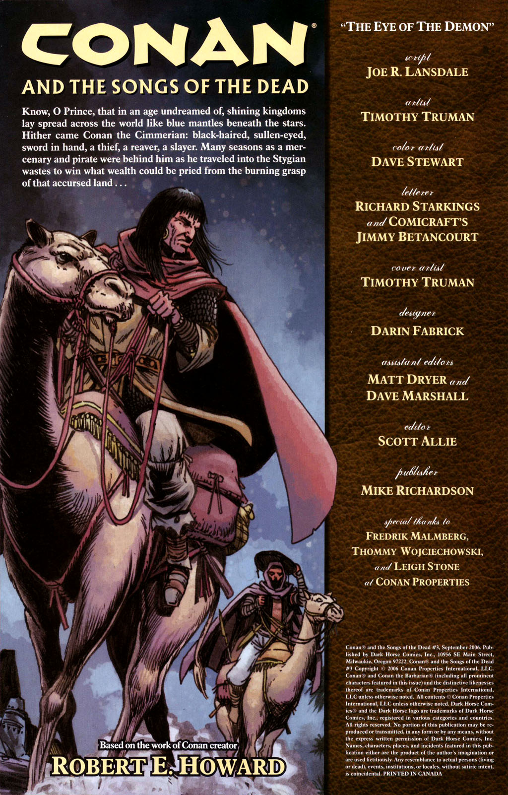 Read online Conan and the Songs of the Dead comic -  Issue #3 - 2