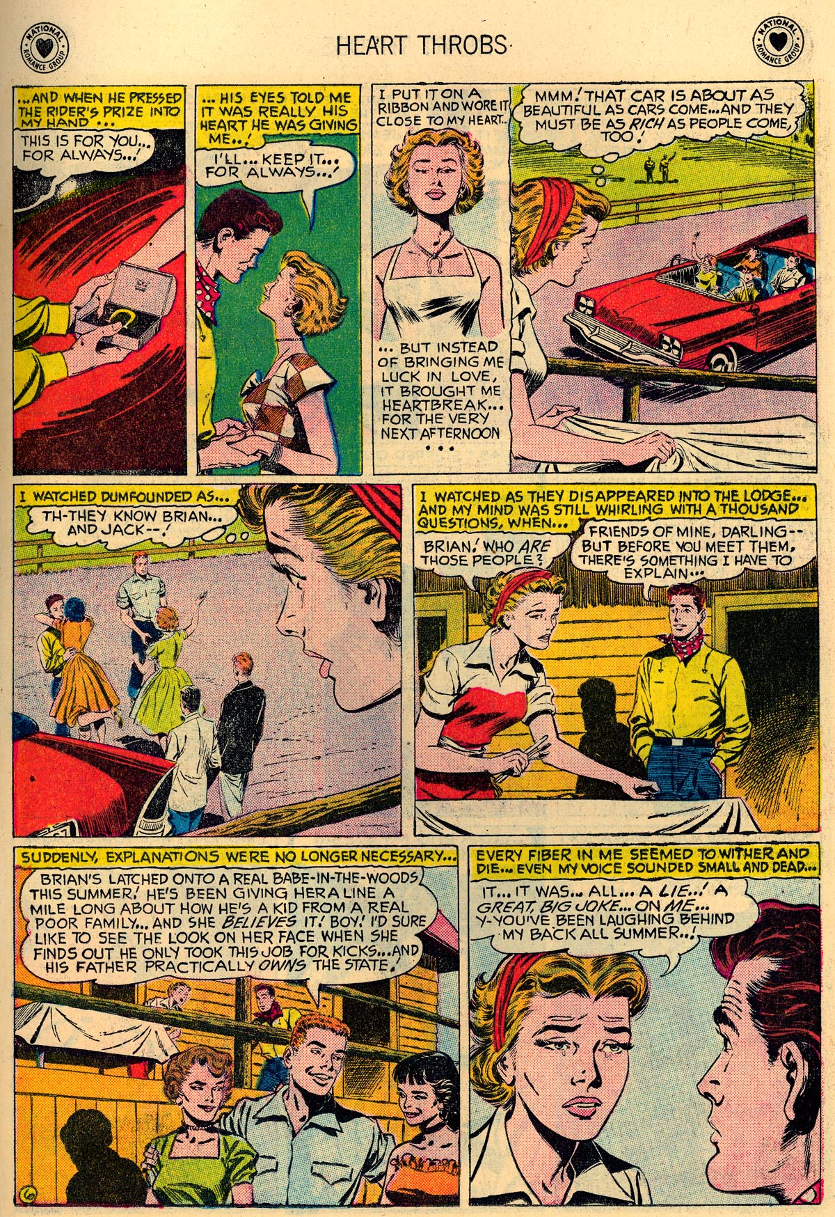 Read online Heart Throbs comic -  Issue #50 - 15