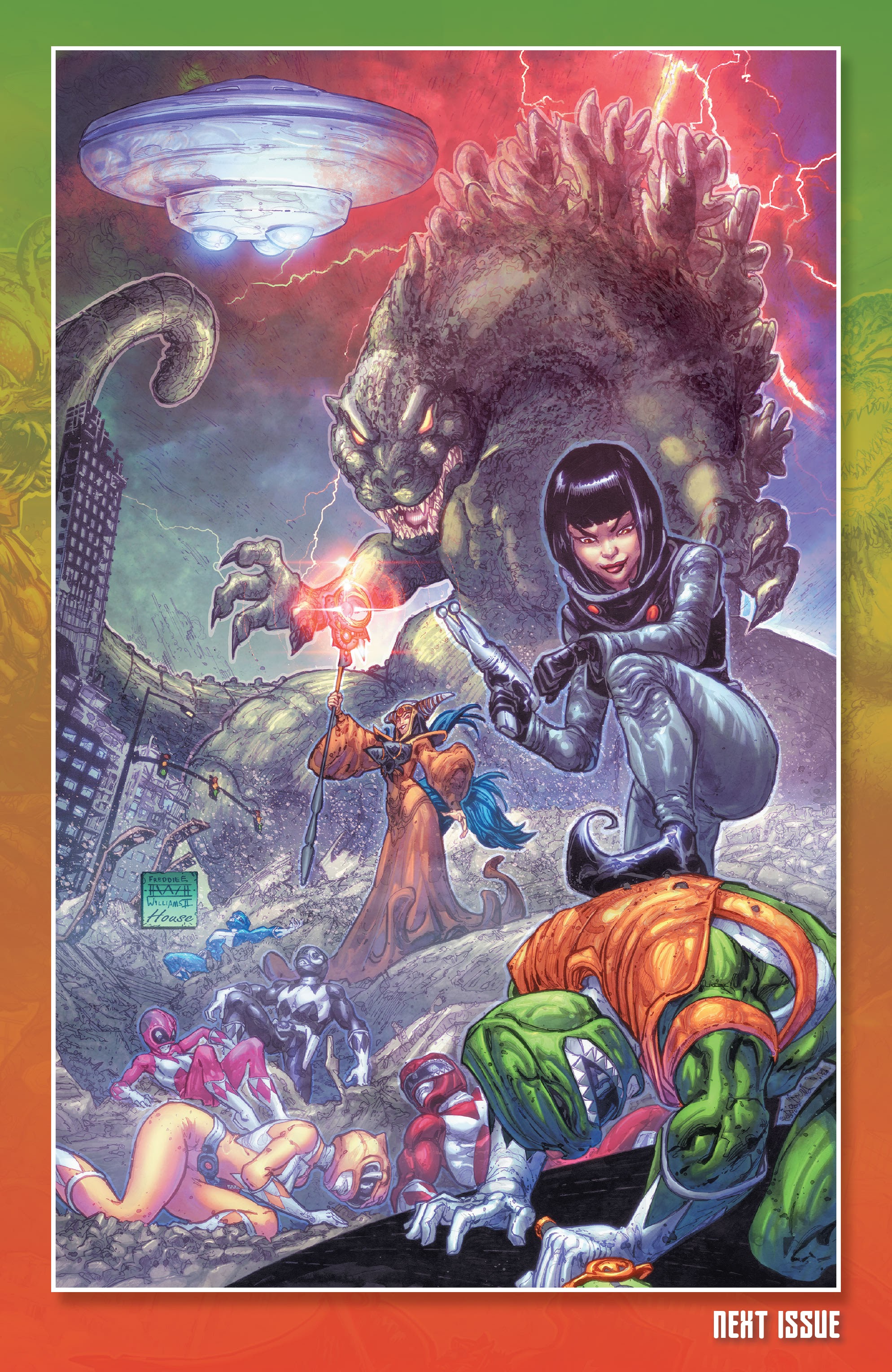 Read online Godzilla vs. The Mighty Morphin Power Rangers comic -  Issue #1 - 21