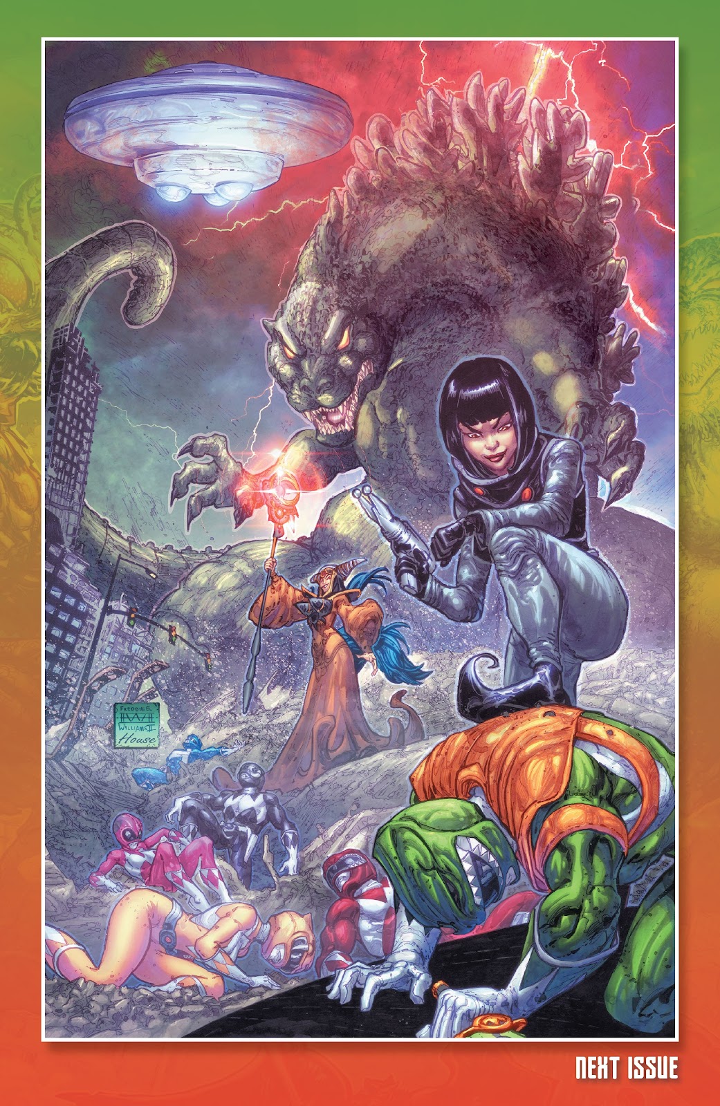 Godzilla vs. The Mighty Morphin Power Rangers issue 1 - Page 21