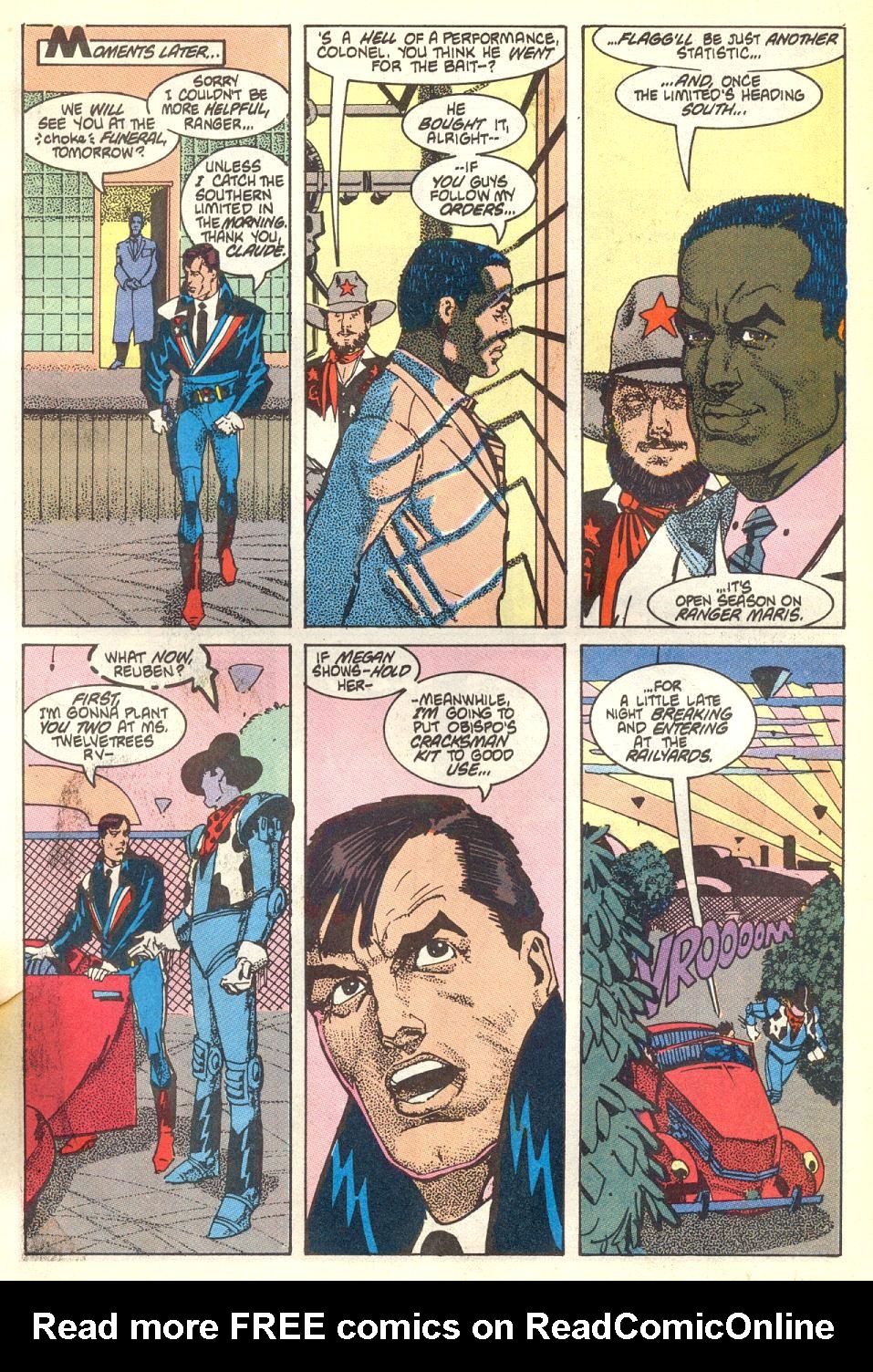Read online American Flagg! comic -  Issue #17 - 18