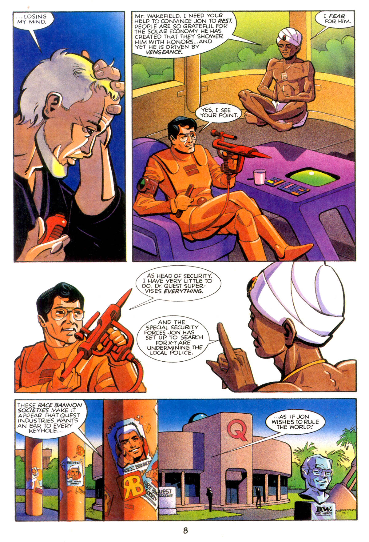 Read online Jonny Quest comic -  Issue #8 - 11