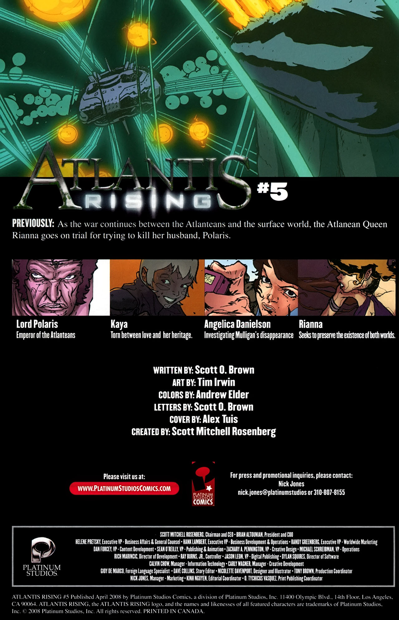 Read online Atlantis Rising comic -  Issue #5 - 2