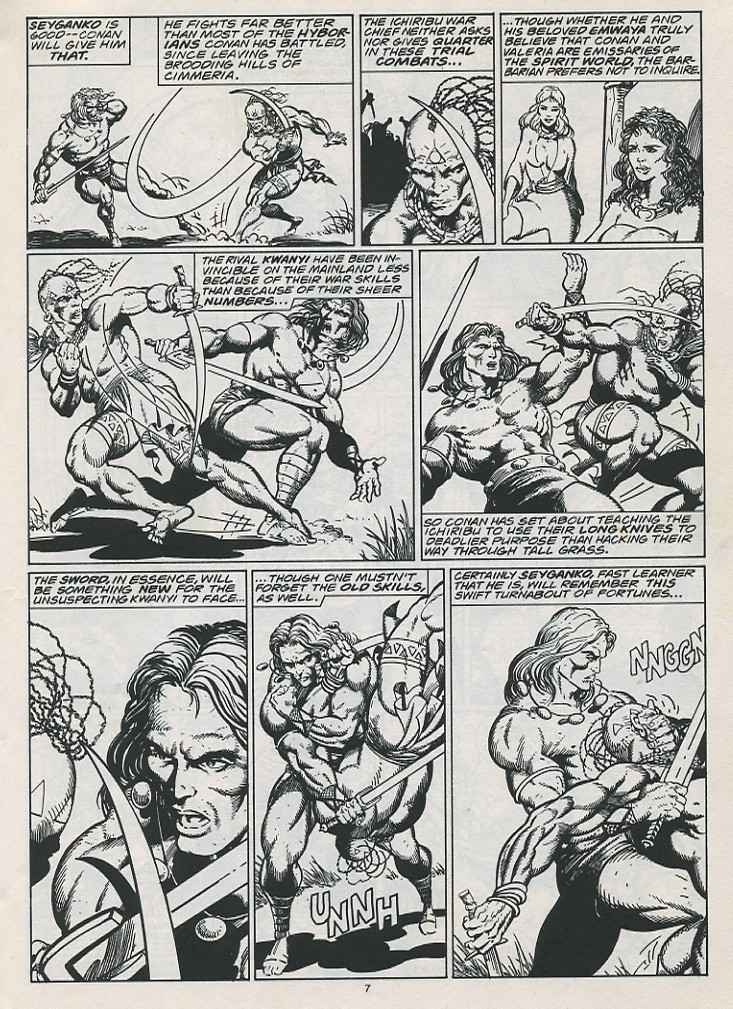 Read online The Savage Sword Of Conan comic -  Issue #215 - 9