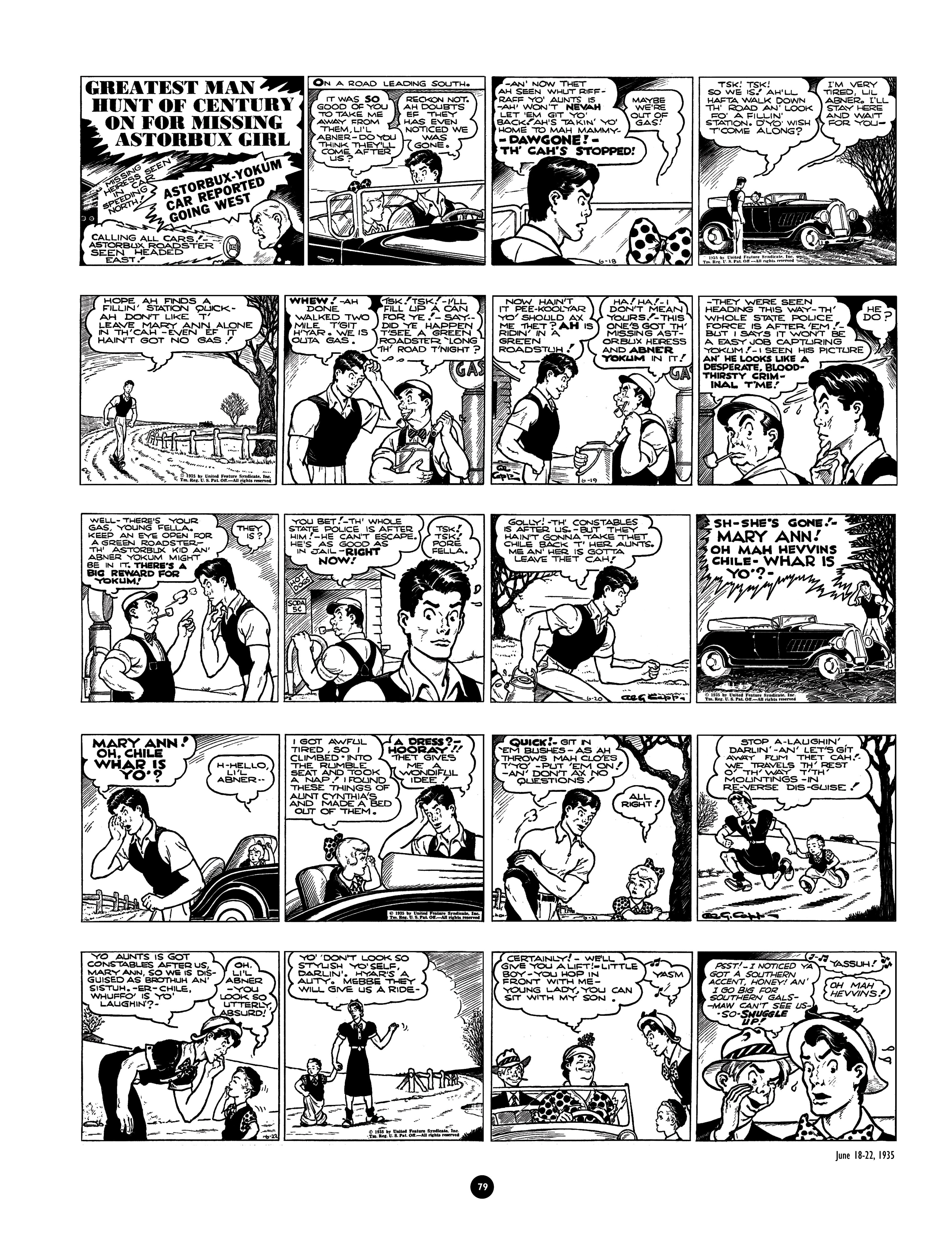 Read online Al Capp's Li'l Abner Complete Daily & Color Sunday Comics comic -  Issue # TPB 1 (Part 1) - 80