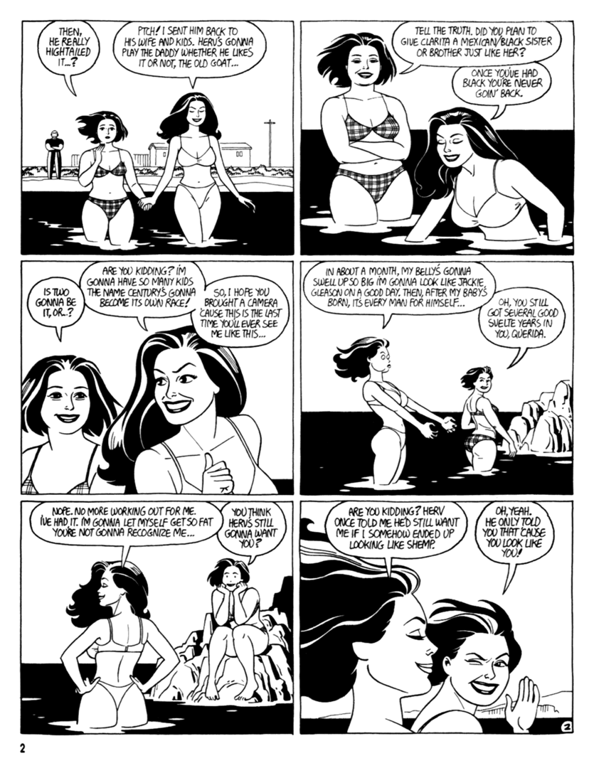 Read online Love and Rockets (1982) comic -  Issue #42 - 4