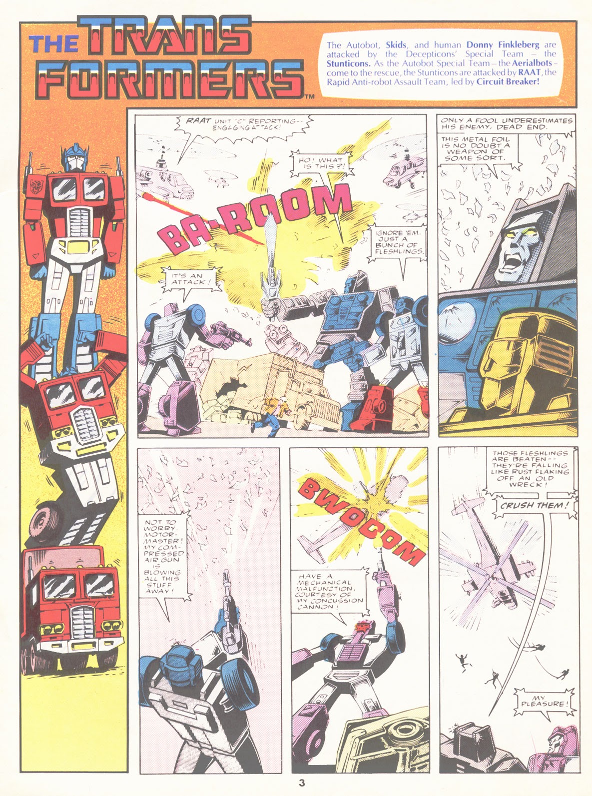 Read online The Transformers (UK) comic -  Issue #92 - 3