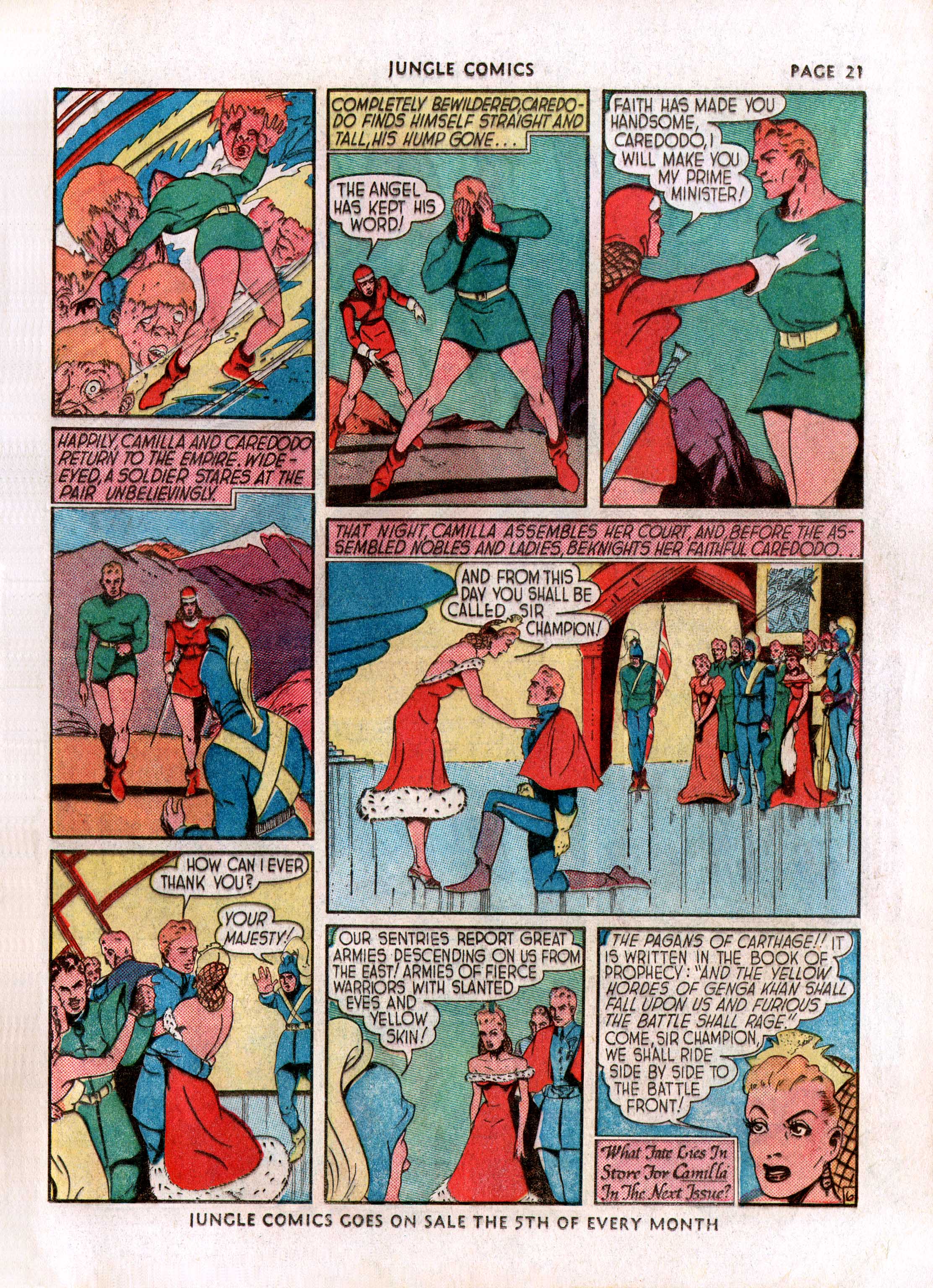 Read online Jungle Comics comic -  Issue #7 - 23