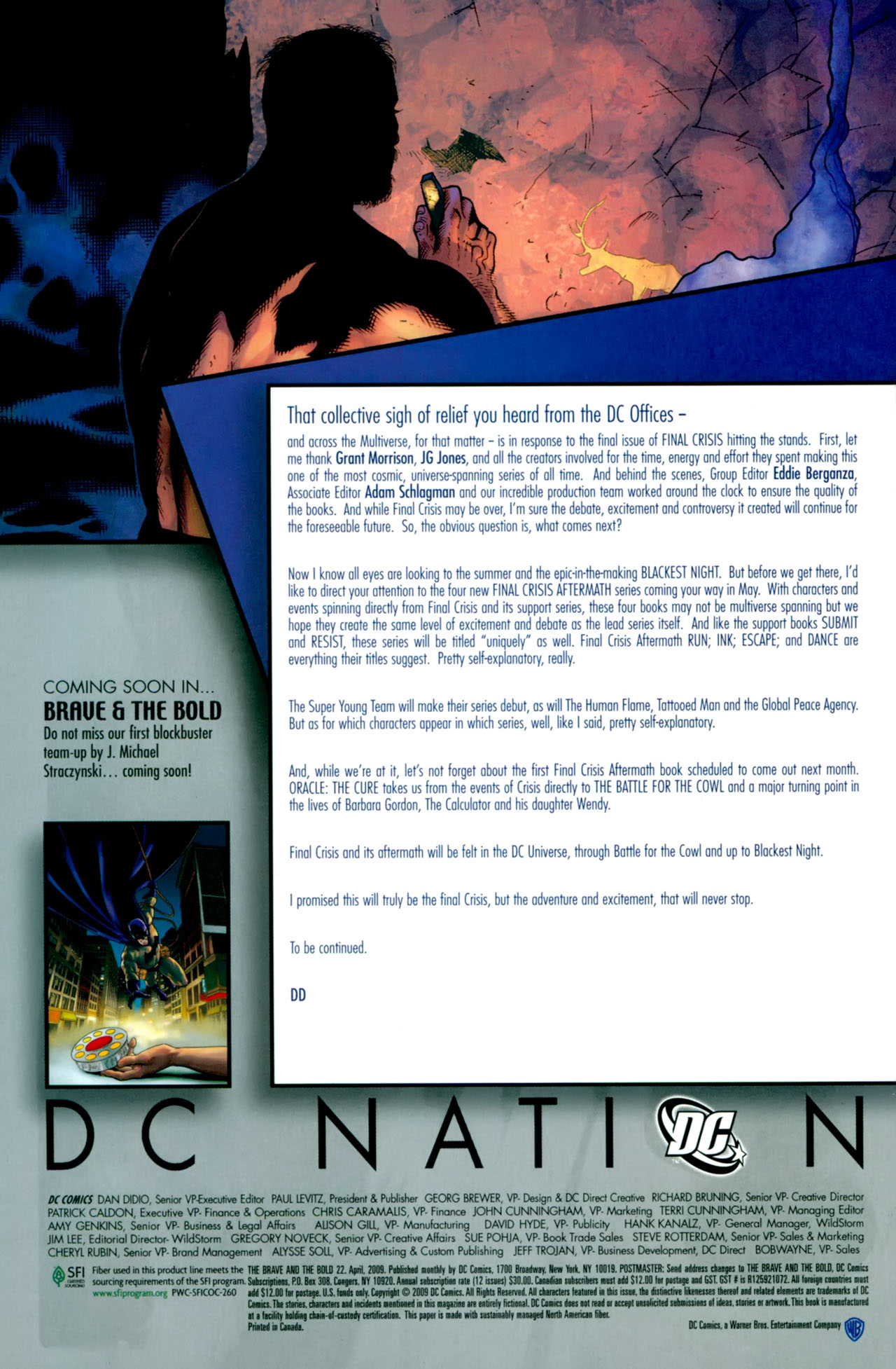 Read online The Brave and the Bold (2007) comic -  Issue #22 - 24