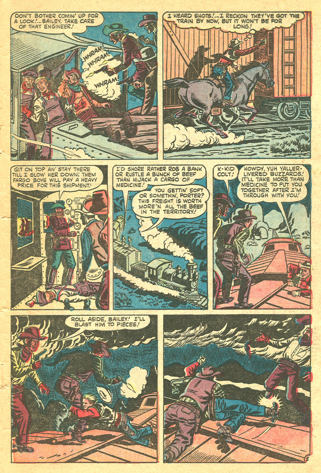 Read online Kid Colt Outlaw comic -  Issue #28 - 31