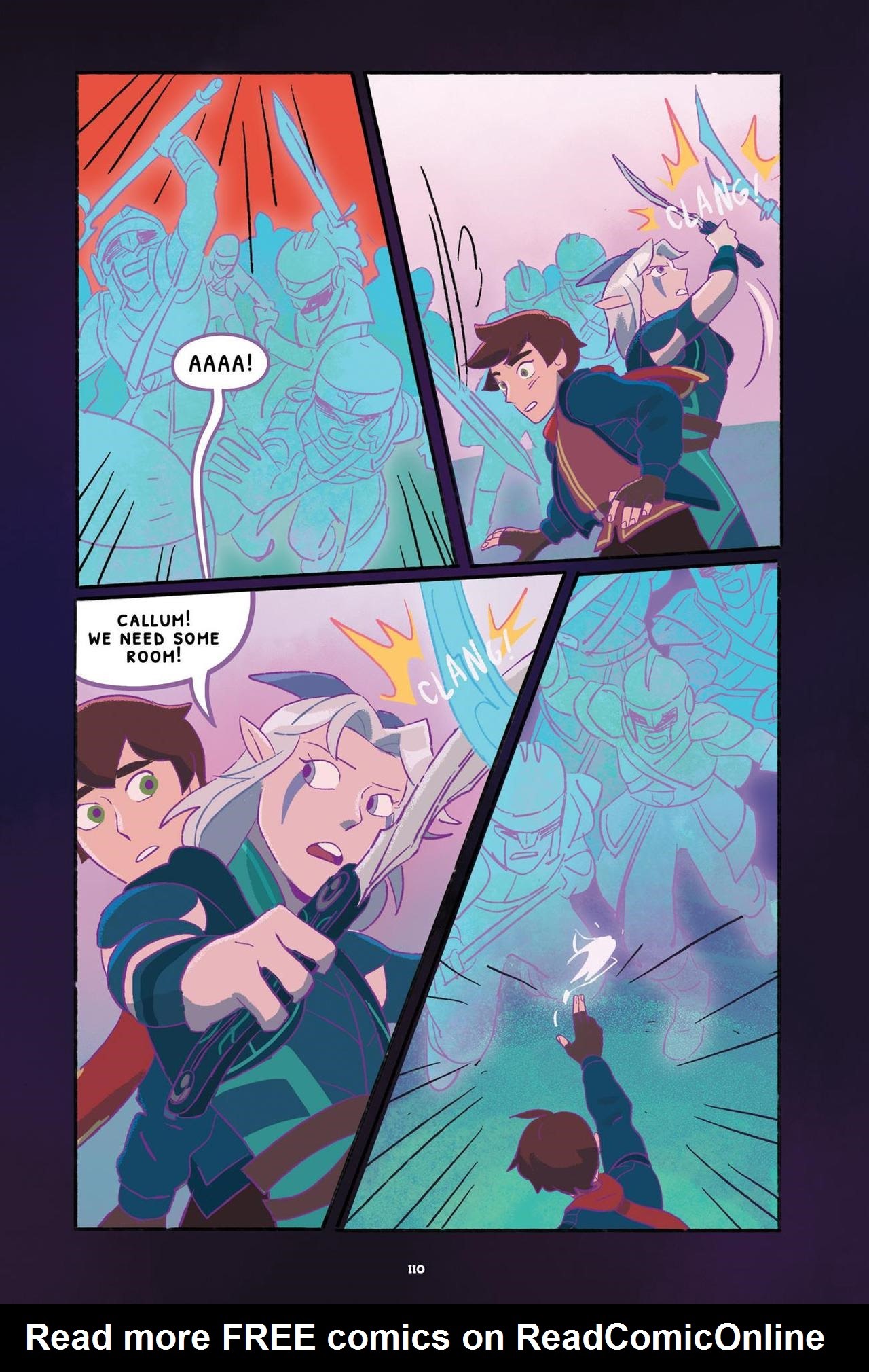 Read online Through the Moon: The Dragon Prince Graphic Novel comic -  Issue # TPB - 114