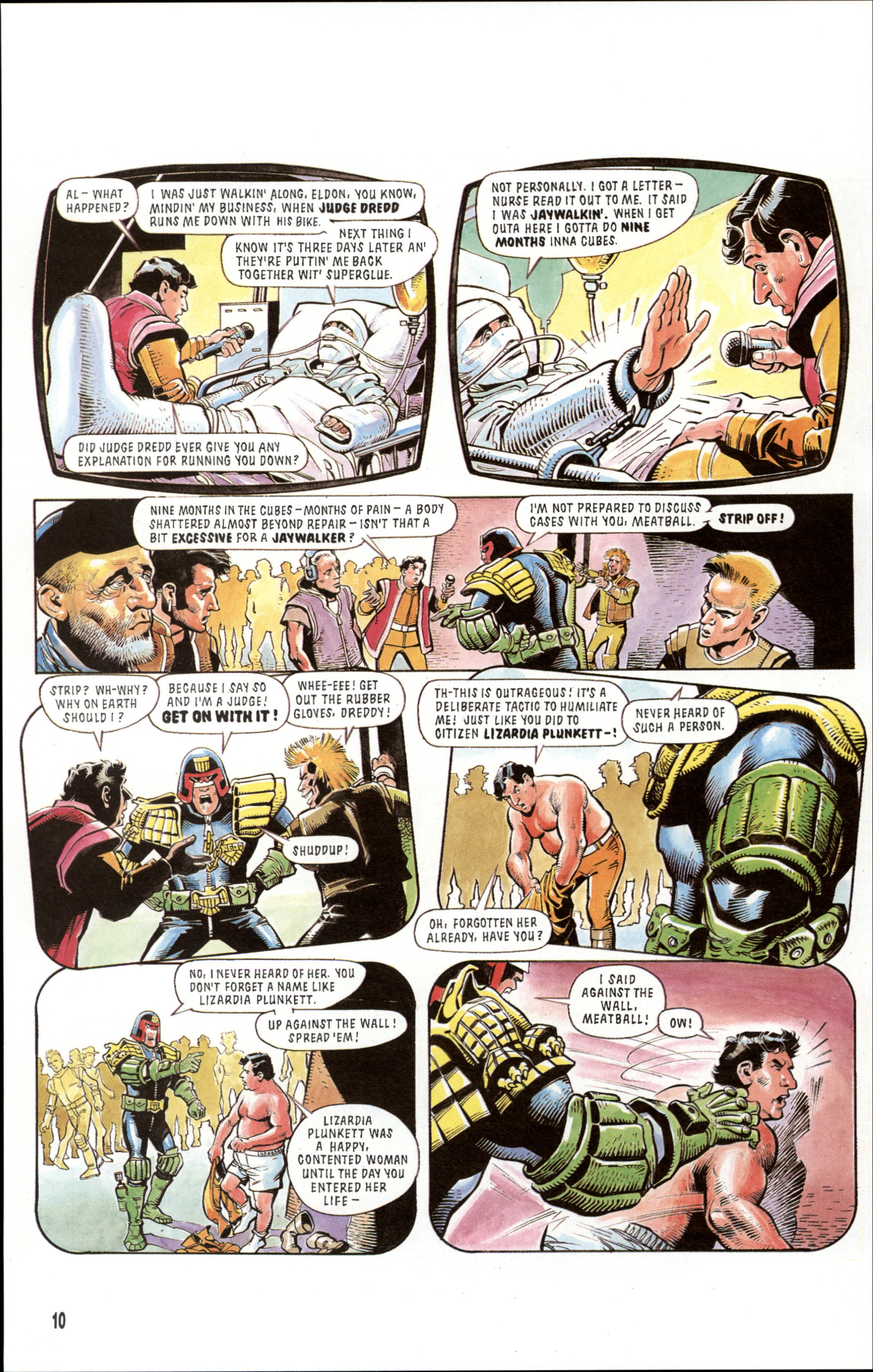 Read online Dredd Rules! comic -  Issue #9 - 12
