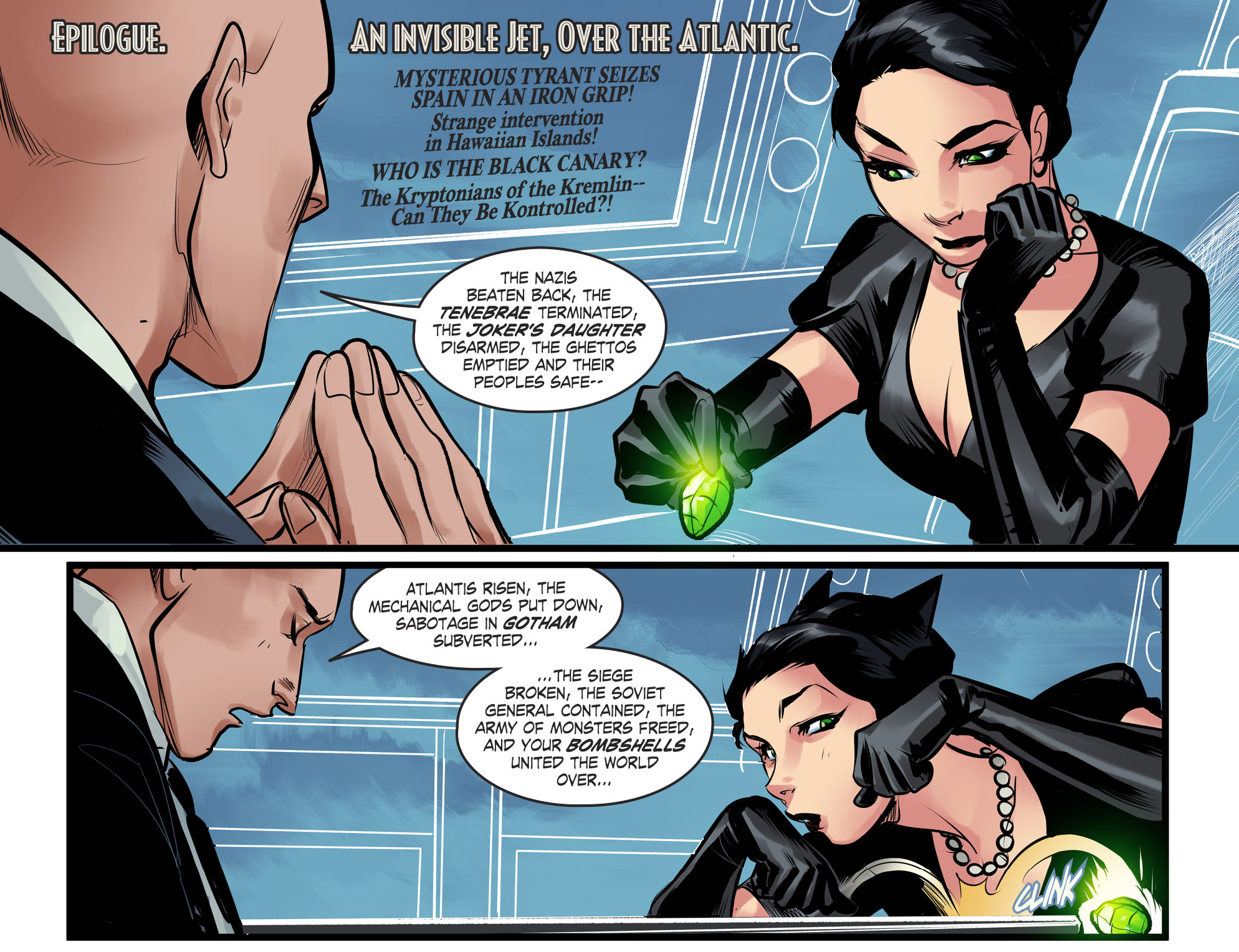 Read online DC Comics: Bombshells comic -  Issue #100 - 22