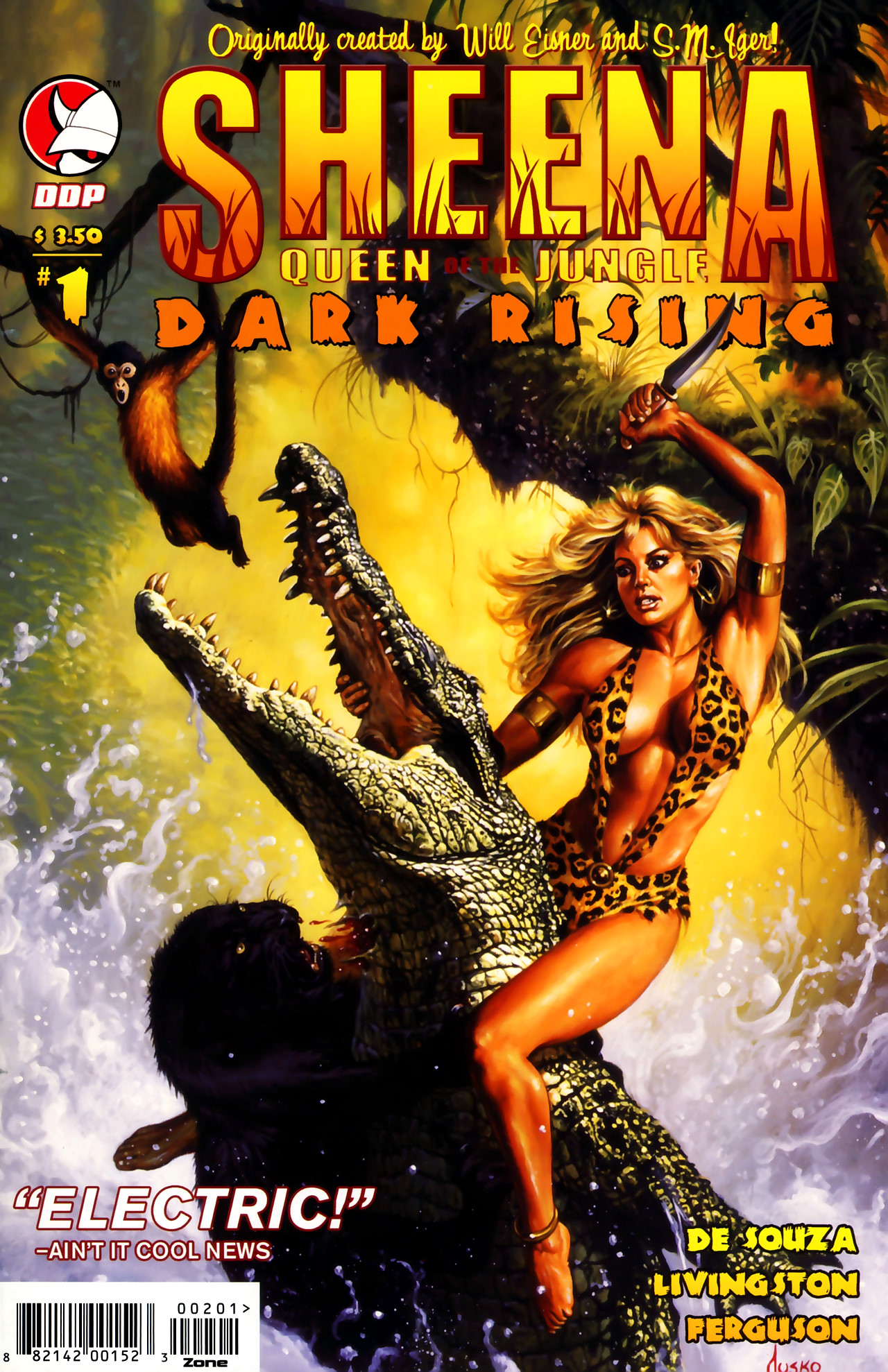 Read online Sheena Queen of the Jungle: Dark Rising comic -  Issue #1 - 1